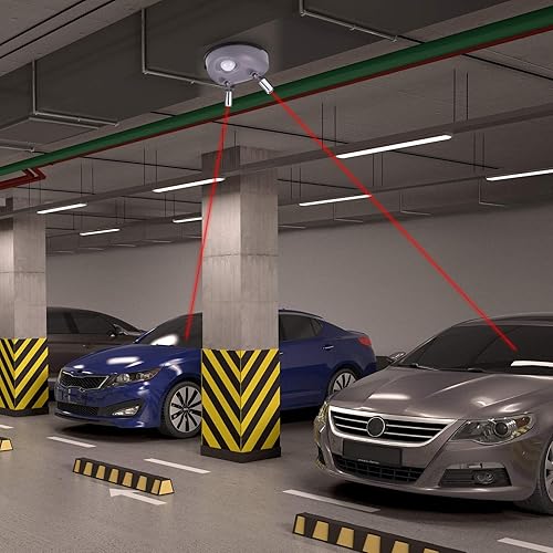 Miniatura 7 de Park Dual Laser Garage Assist Guía de estacionamiento ABS Sensor de garaje ajustable de 360 grados Guía de estacionamiento para automóvil, SUV
