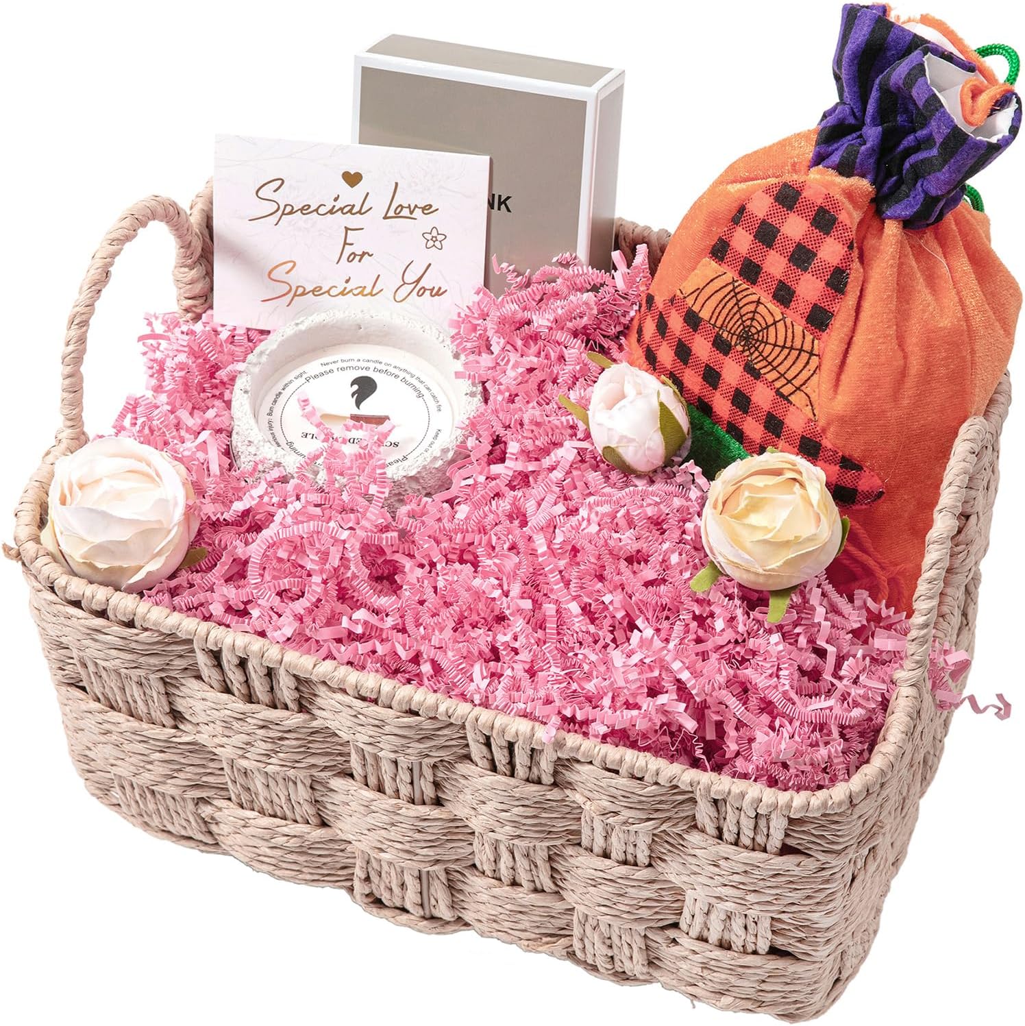 Mefleet 1 LB Crinkle Cut Paper Shred Filler Light Pink Crinkle Shredded Paper for Gift Box - Gift Basket Bag Filler - Grass Cushion Stuffing for Valentine's Day, Birthday Packaging Wrapping - Image 6