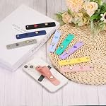 MECCANIXITY 2 Pcs Phone Loop Finger Holder Silicone Phone Strap Grip Holder Cell Phone Grip Stand for Most Smartphones Purple,Dark Blue