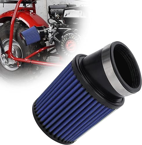 Filtro de aire para motocicleta, filtro de aire de alto rendimiento de 2.441 in para Predator 212cc 6.5 HP GX160 GX200 196cc TrailMaster Buggy