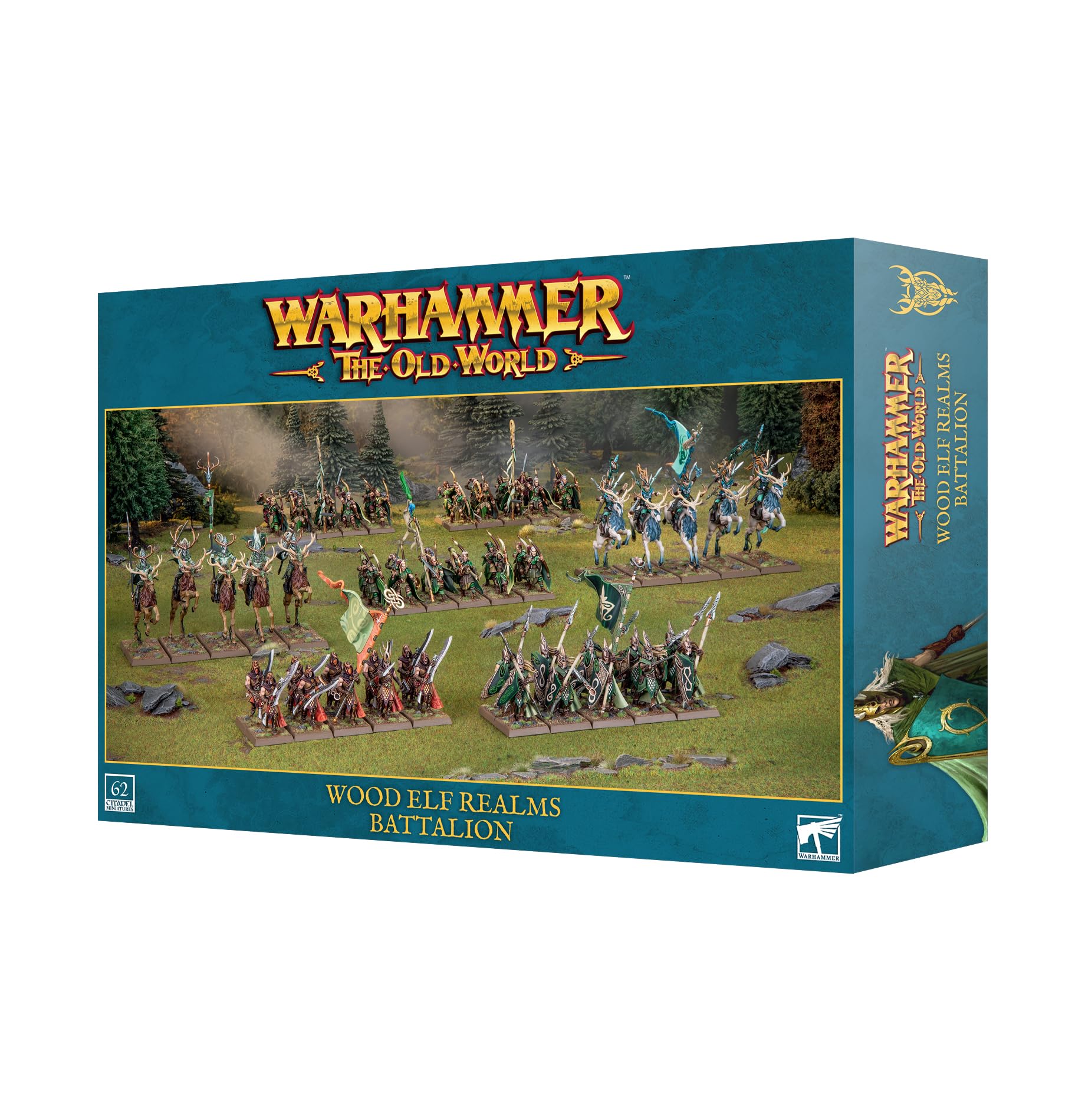 その他 Warhammer The Old World Wood Elves Lot Warhammer: The Old World - Wood Elf Realms - Battalion