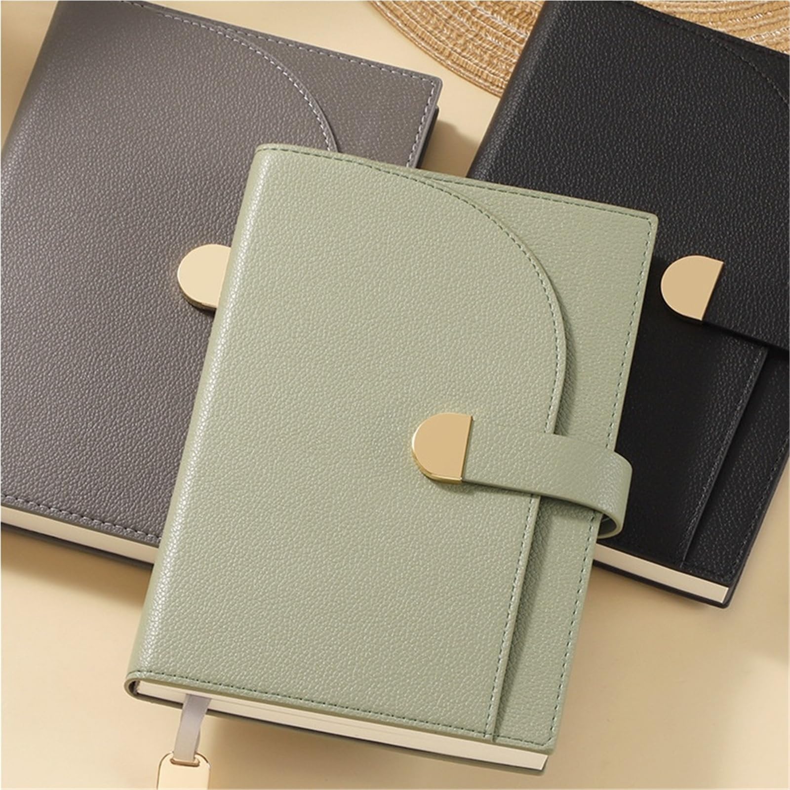 Quaderno Aziendale Taccuino A5 for scrivere appunti for l'ufficio dei compiti per L'uso Quotidiano(Black)