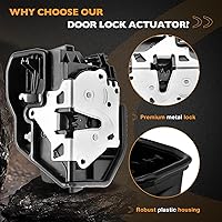 Vista 5 de HQPASFY Actuador de puerta lateral izquierda del lado del conductor con motor de cierre de puerta eléctrica Compatible con BMW E60 E65 E70 E90 E92
