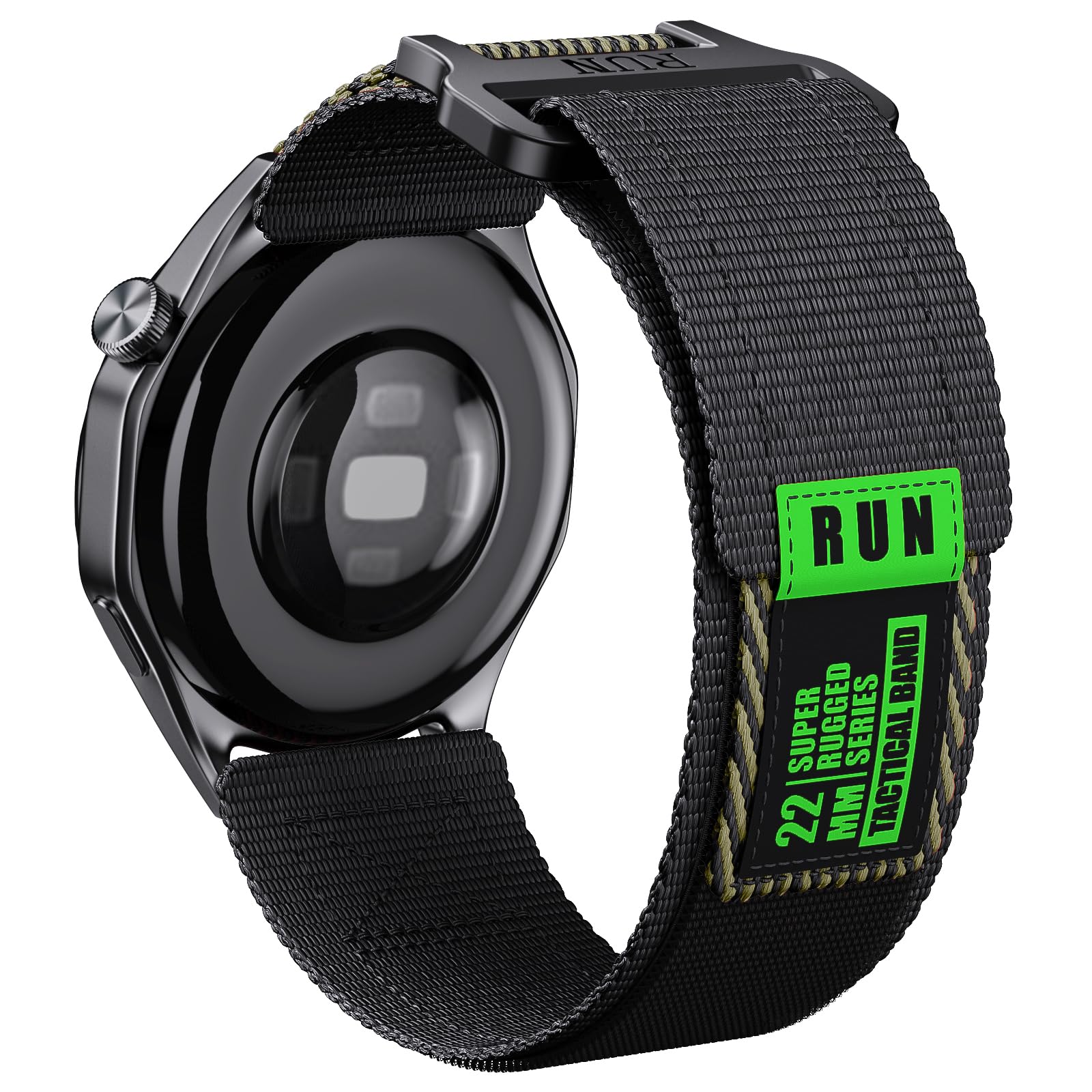 NotoCity Correa para Huawei Watch GT2/3/4/5/Pro 46mm/GT Runner, 22mm Nylon Banda para Samsung Galaxy Watch 3 45mm/Galaxy Watch 46mm/Gear S3 Classic — view 15