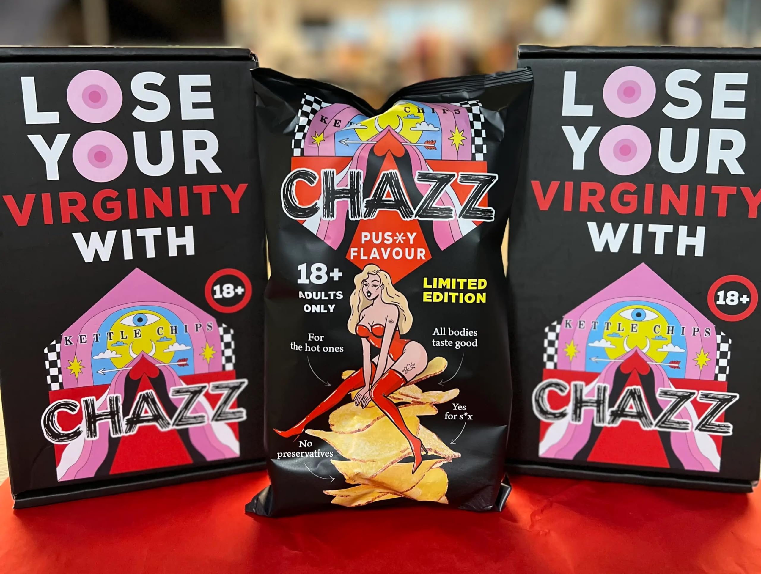Amazon.com: Chazz Horny Chips, potato chips with a unique and