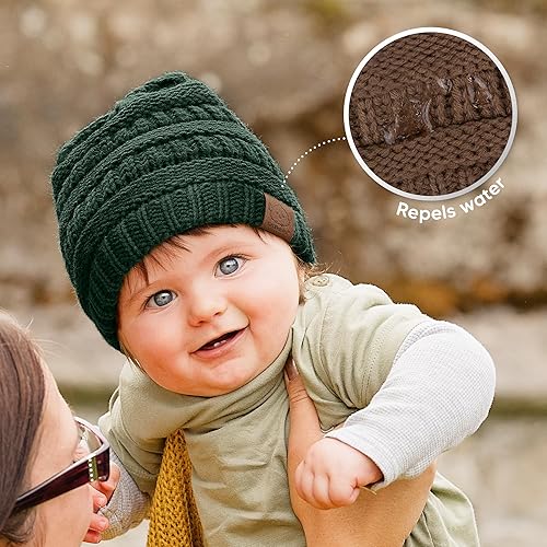 Vista 88 de KeaBabies 3-Pack Baby Beanies for Boys, Girls - Stretchy Knit Baby Hats, Cute Newborn Sweet Pea