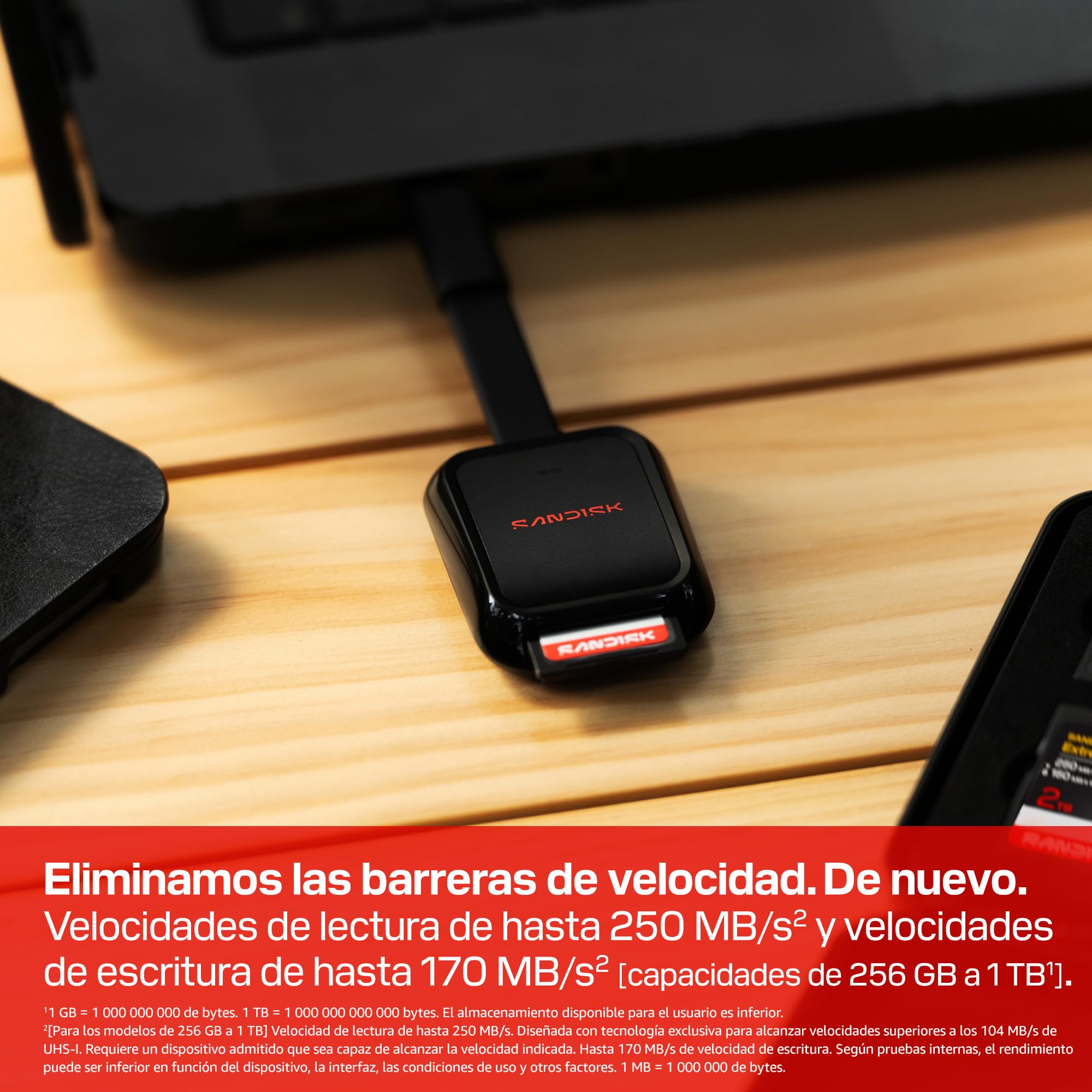 SANDISK Extreme Pro Tarjeta SD UHS-I de 128 GB (con hasta 250 MB/s de Velocidad de Lectura y 120 MB/s de Escritura, vídeos en 4K UHD, U3, V30) Memory Zone App