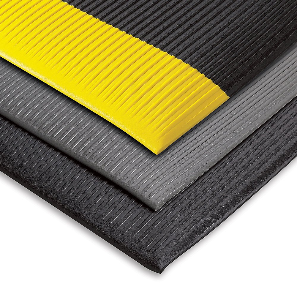 Notrax Black / 2'W x 6'L x 1/2" Thick / 1 Lab Matting