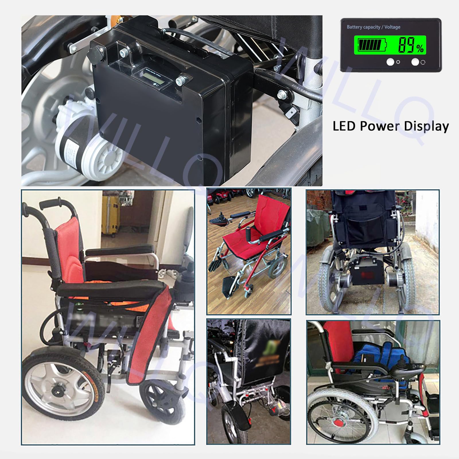 Amazon.co.jp: WILLQ 24V 12Ah 15Ah 18Ah 20Ah 電動車椅子バッテリー