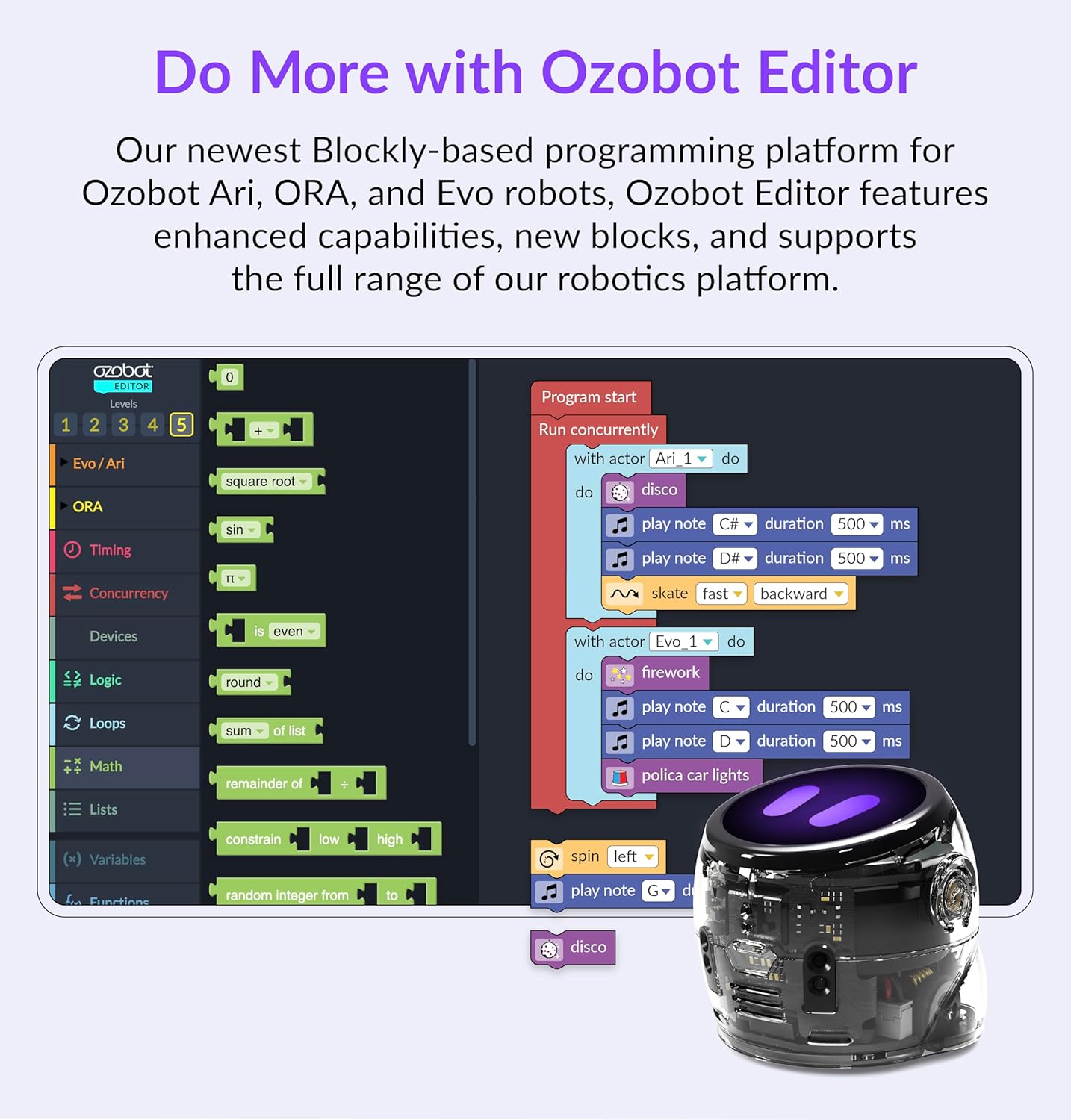 Ozobot Ari Classroom Kit (12 Bots) | Interactive Learning Robot with Touch Screen, ToF Sensor, Accelerometer, Gyroscope, and AI Integration | Hands-On STEM Education for Classrooms and Homeschool
