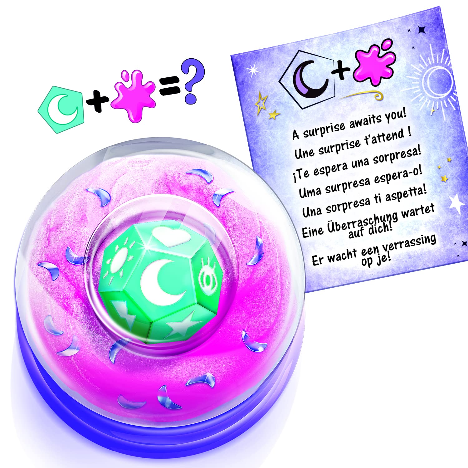 Canal Toys Magical Magic Ball-Dediction Slime DIY-Od 6 lat-SSC 203, niebieski, jeden rozmiar