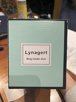 Lynagert I LOVE YOU Hand Ring Holder Ring Dish Ceramic Jewelry Holder Dish Trinket tray for Rings Earrings Necklace Organizer, Engagement Wedding Ring Holder, Christmas Birthday Gifts
