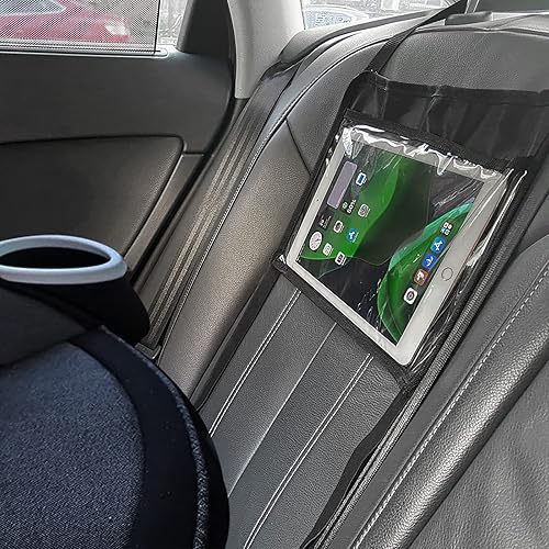 Soporte para tablet Kindle para iPad de automóvil, espejo trasero y delantero, soporte para reposacabezas de asiento trasero de vehículo de hasta