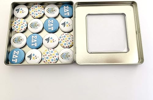 Miniatura 3 de Sigma Delta Tau - Juego de 16 imanes