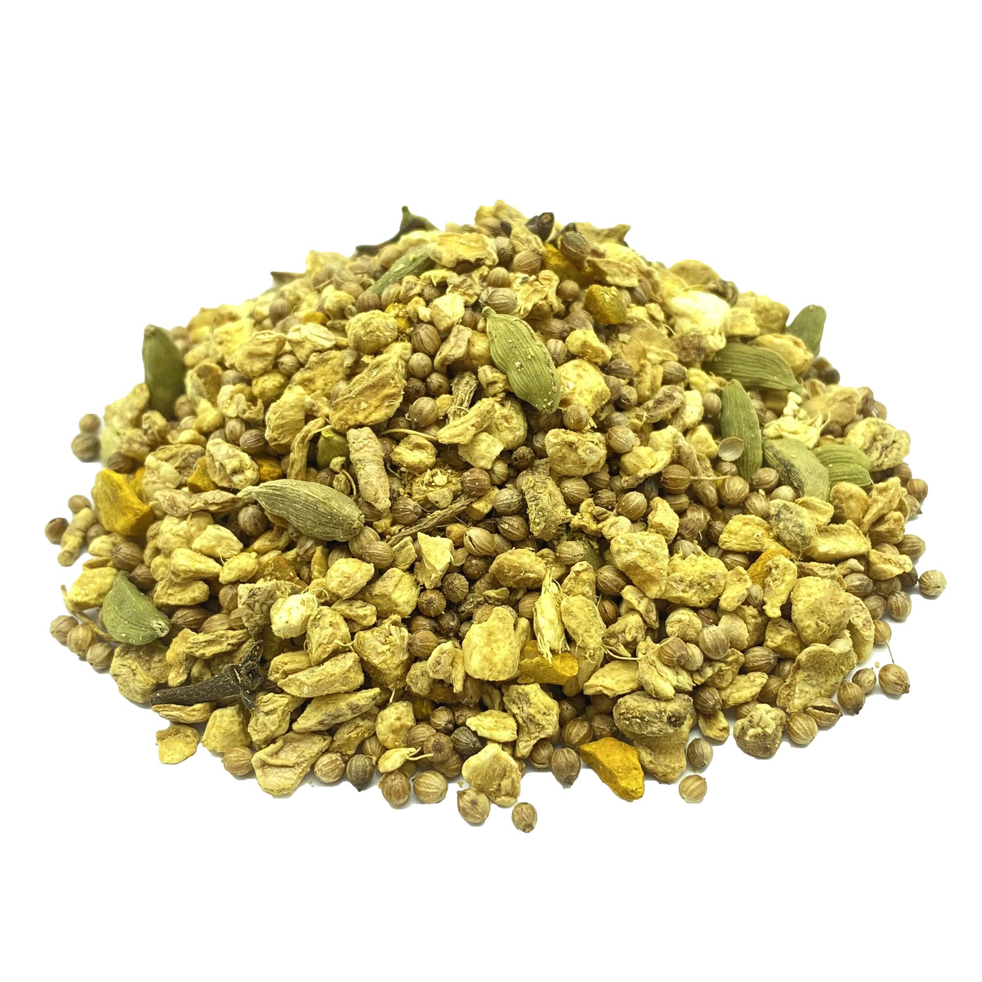 Ayurveda Kräutermischung Kapha mit Ingwer-Lakritz-Zimt-Geschmack, scharf, würzig, kräftig, frisch abgefüllt