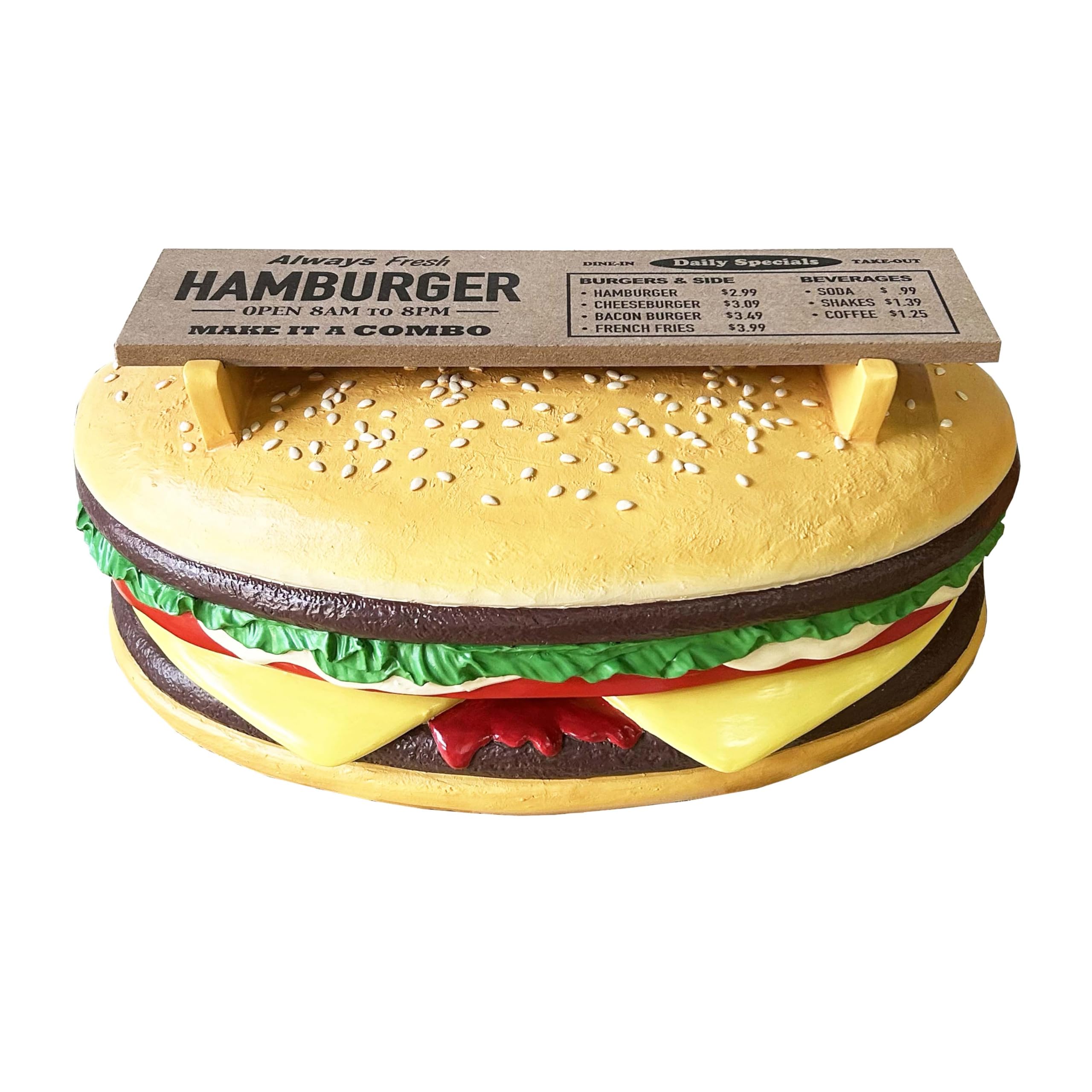 Amazon｜ハンバーガー シェルフ HUMBURGER SHELF 壁面 装飾 収納