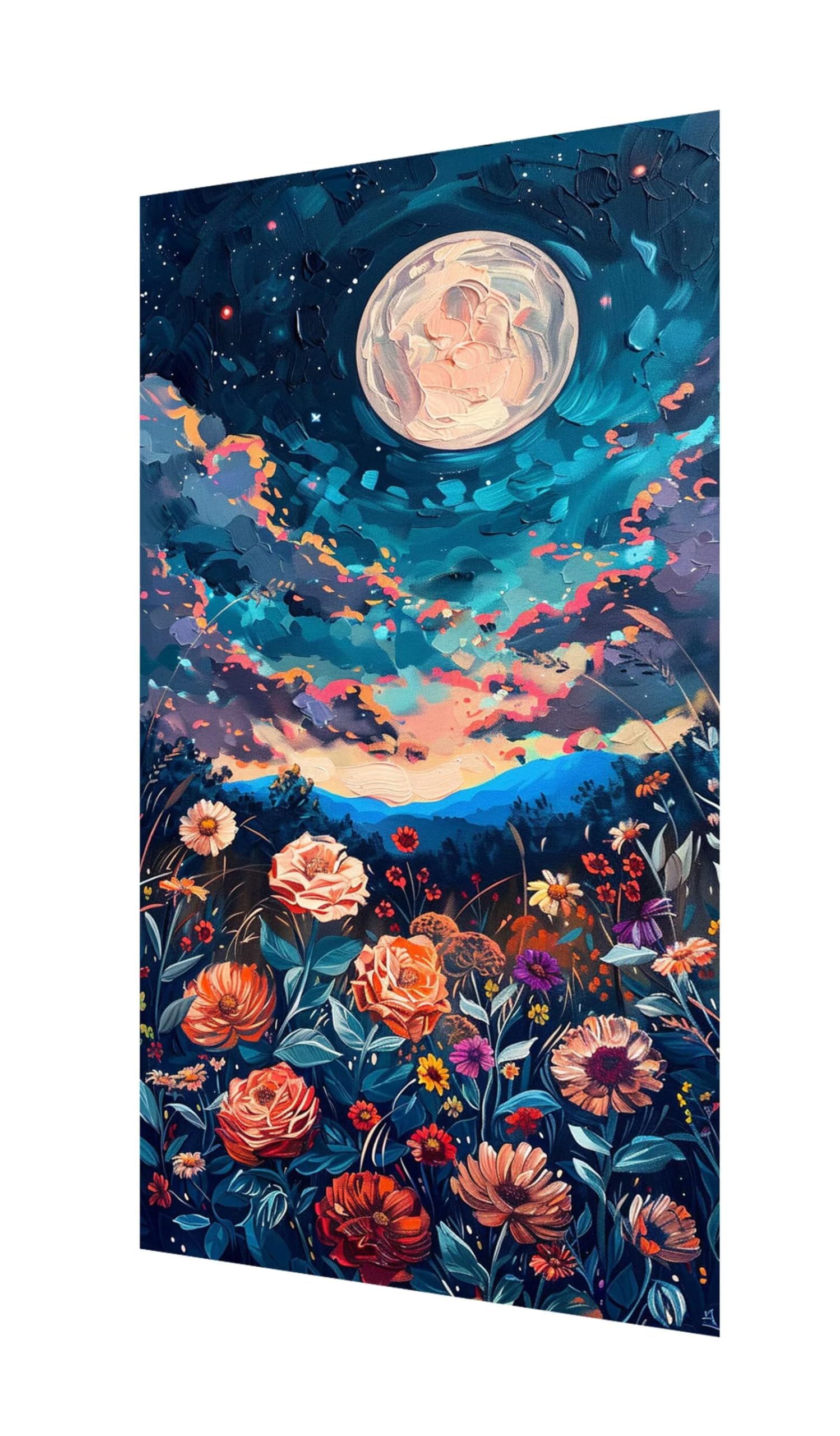 Diamentowa sztuka chryzantema, zestawy do malowania diamentami dla dorosłych, 5D Dimond Art Moon Gem Arts and Crafts Paintings, DIY, kryształ górski, haft krzyżykowy, malowanie według numerów, dzieci