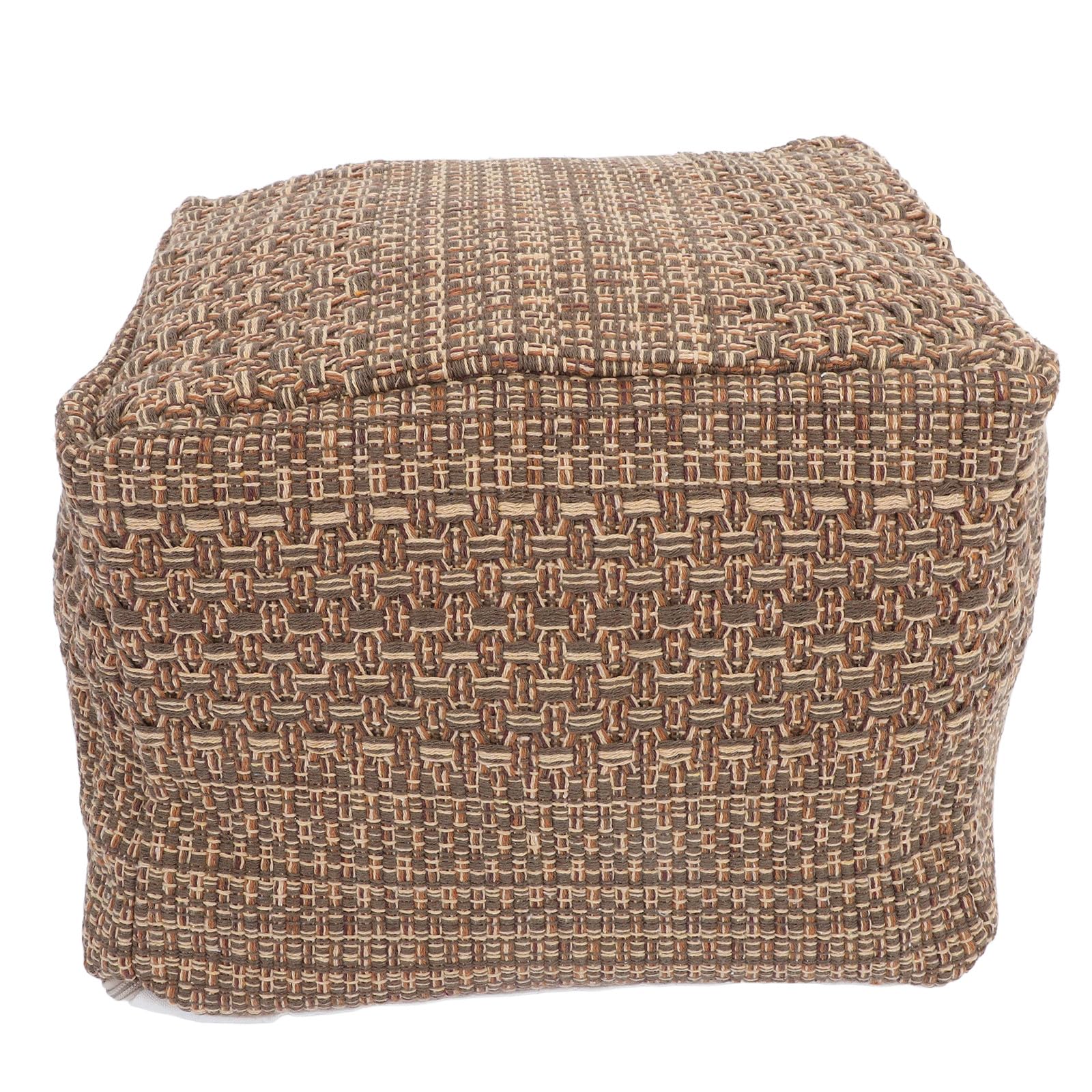 Housse de coussin de sol carrée en coton et lin lavable