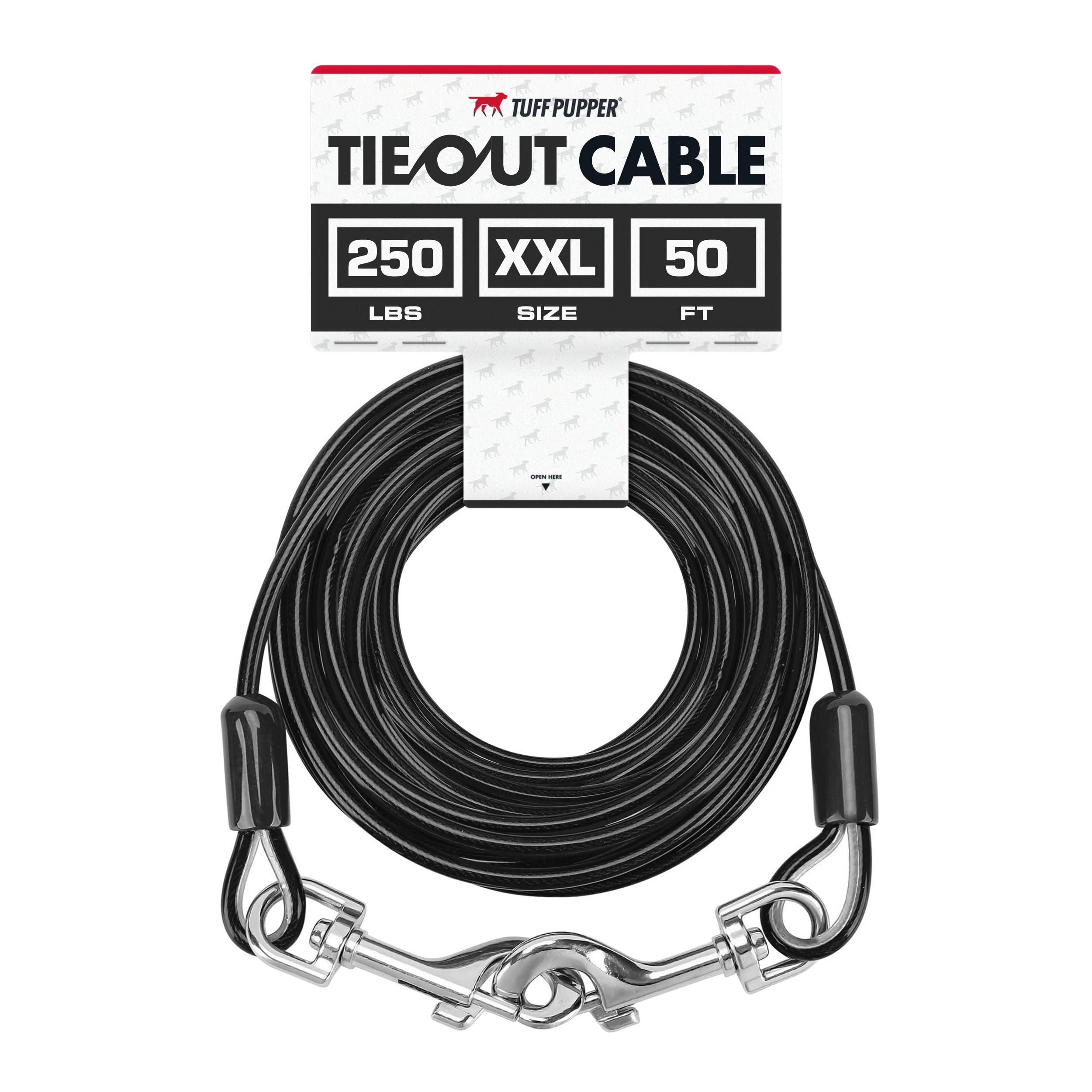 Tuff Pupper Dog Tie Out Cable 50 Feet