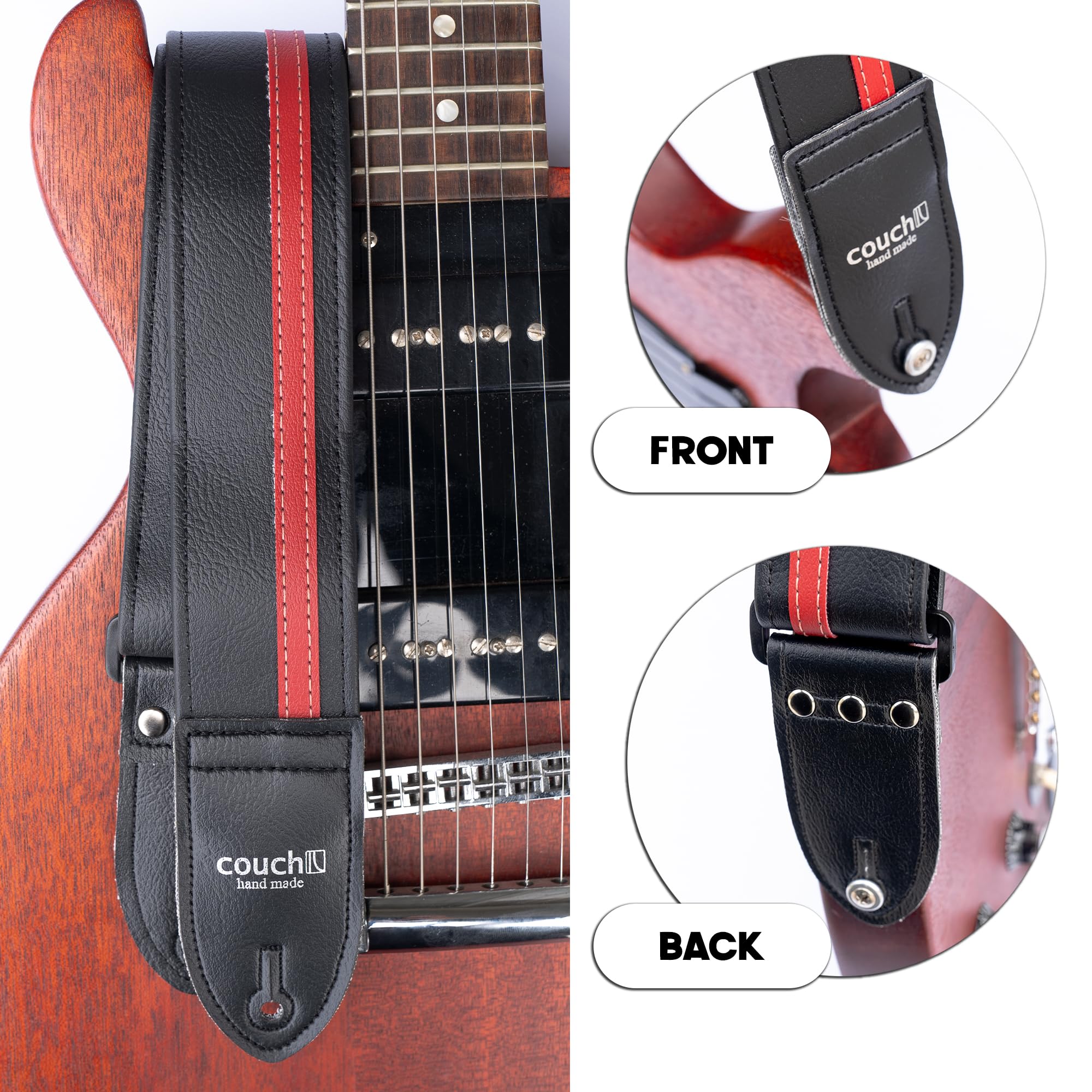Amazon | Couch RACER X GUITAR STRAP アメリカ製 ギターストラップ