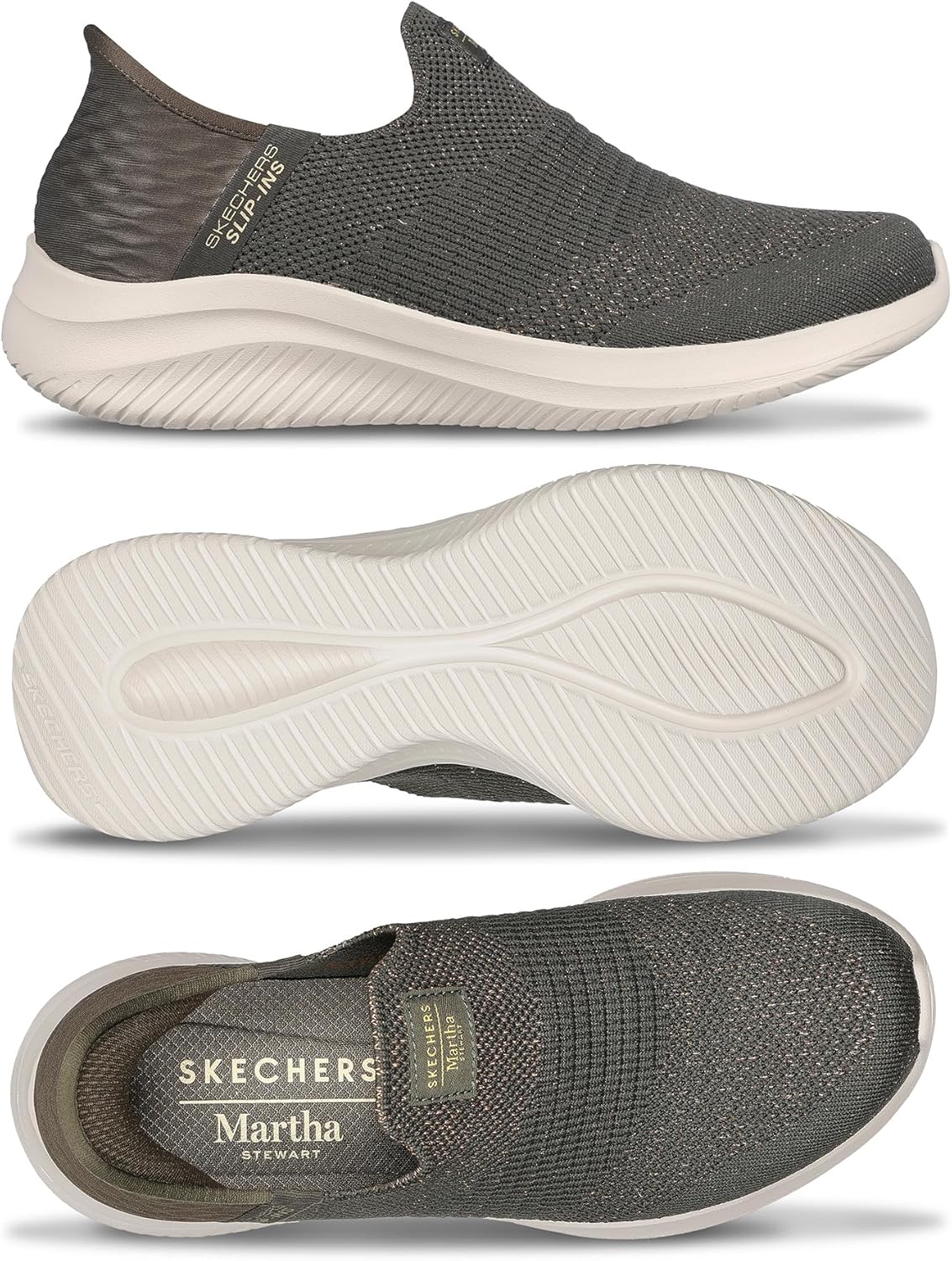 Skechers Women's Martha Stewart Ultra Flex 3.0 - Neptune Sneakers - Image 6