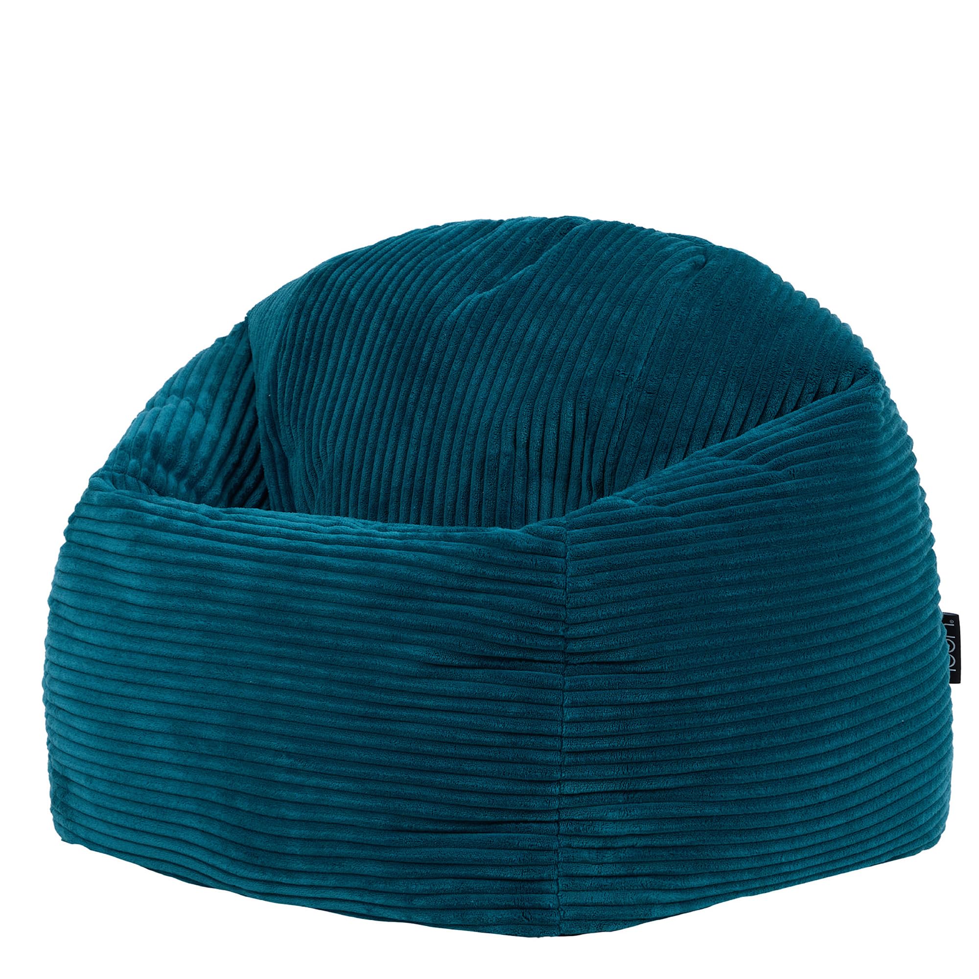 icon Kingston Kids Bean Bag, Corduroy, Teal Green, Kids Bean Bag Chair with Filling Included for Girls and Boys, Childrens Chair, Beanbags for Children, Playroom Décor, Bedroom Accessories