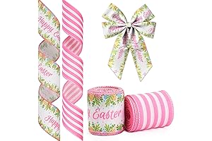 Happy Easter Ribbon for Spring-Themed Crafts