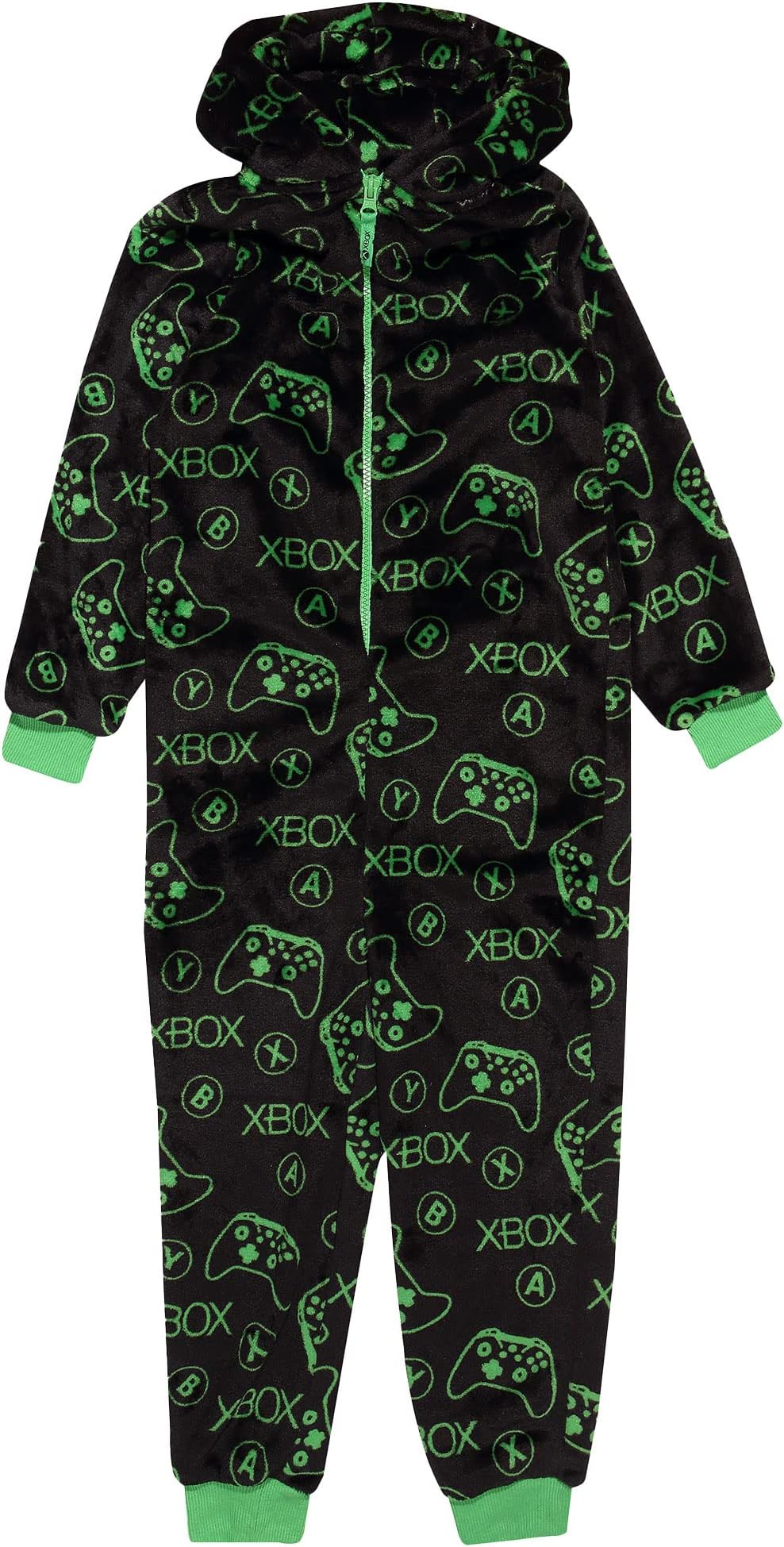 Popgear Xbox Controller Icons Onesie, Kids, 5-13 Years, Black, Official Merchandise