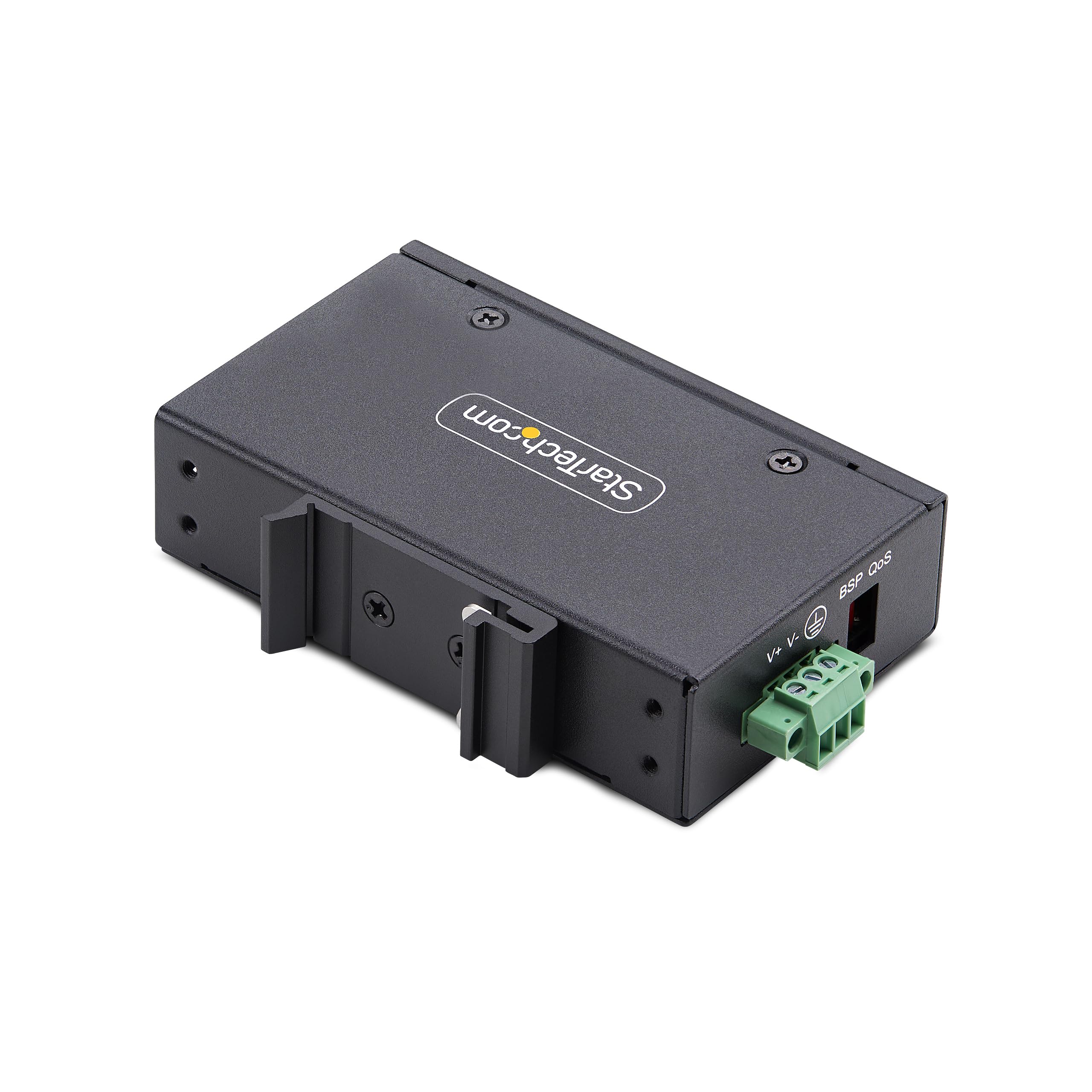 StarTech 5-Port Industrie Netzwerk Switch (I51G-ETHERNET-SWITCH) | Hutschiene und Wandmontage, Gigabit LAN, 1Gb, IP30, 9-60 VDC, lüfterlos