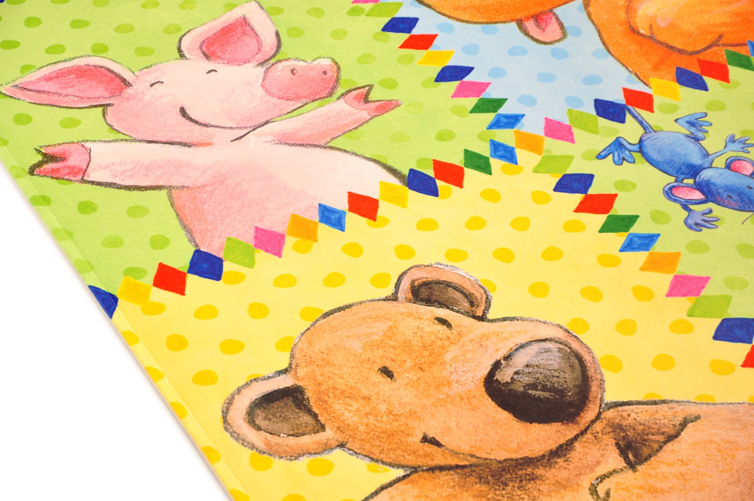 Die Lieben Sieben Kinderteppich Weich und Soft, 100x160 cm Farbe Bunt, Teppich mit Bildmotiv für Jungen und Mädchen, Kinderzimmer-Teppich Öko-Tex zertifiziert