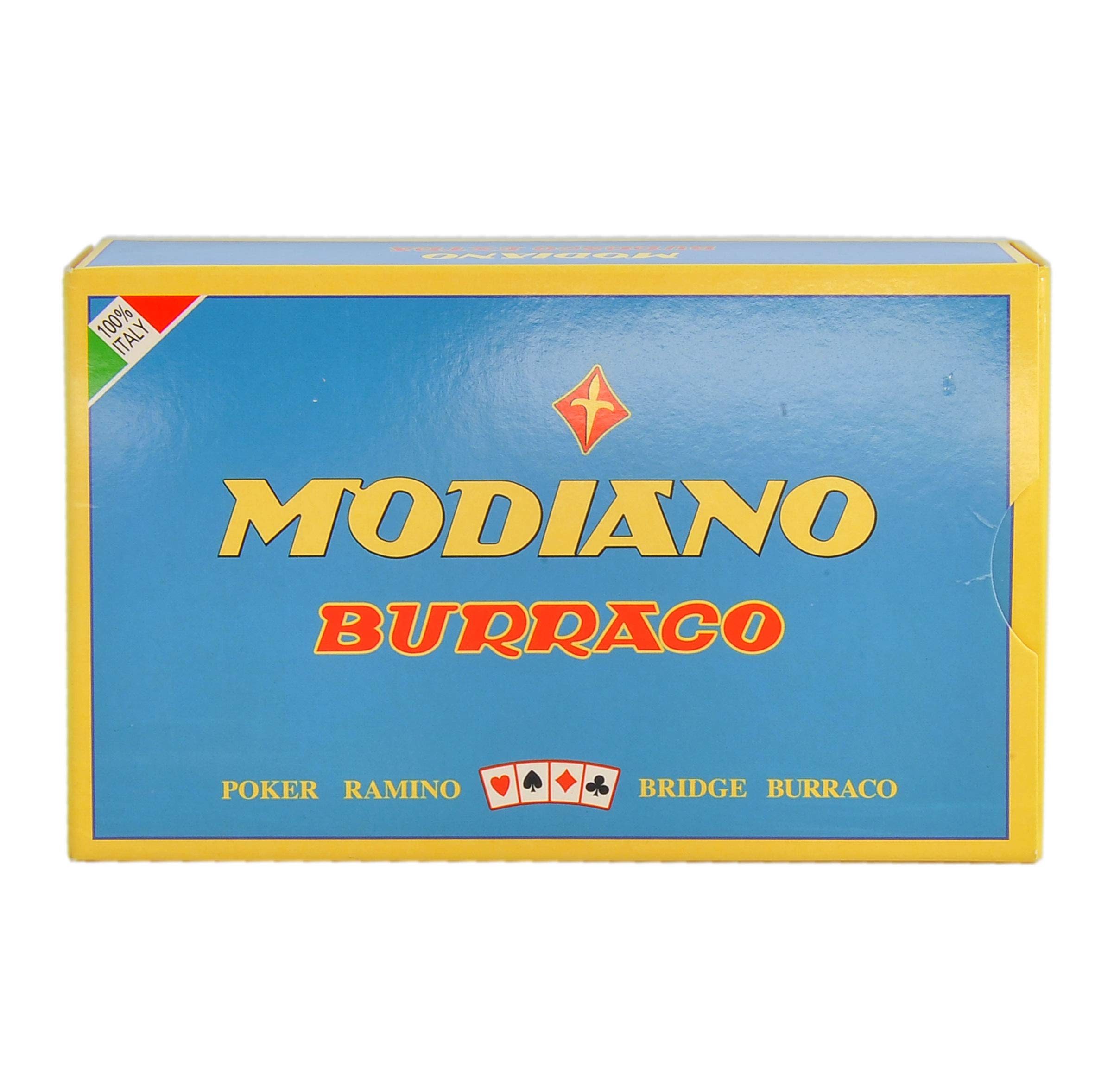 Modiano Burraco, 108 carte, 6 giocatori, Istruzioni e segnapunti inclusi