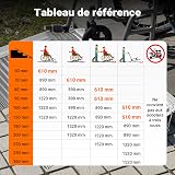 Wiltec Rampe d'accès pour Fauteuil Roulant Pliable en Aluminium 62 cm Charge 270 kg 620 x 730 x 50 mm Couleur Argent Rampe Mobile Poignée Valise Rampe handicapé Aide à la mobilité Seuil Porte - 6