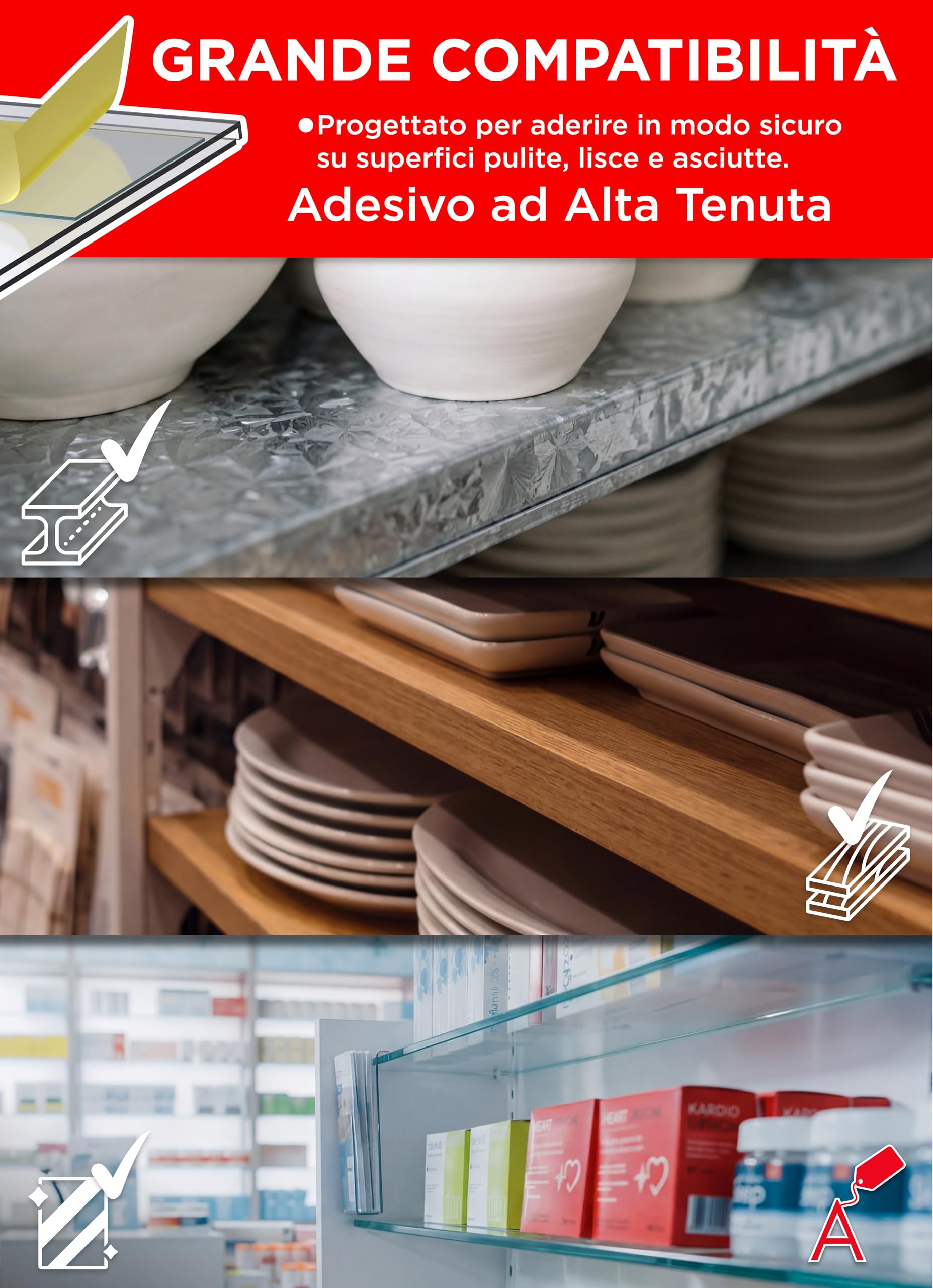 100 pezzi di portaetichette trasparenti autoadesivi 30 mm di altezza 60 mm di lunghezza. Portaprezzi adesivi singoli da 60 mm, etichette per prezzi, cartelli per prezzi, portaprezzi negozio