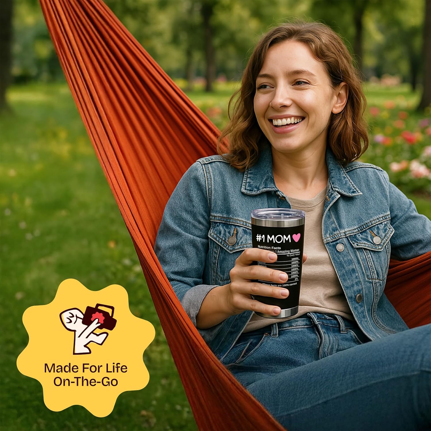 Birthday Gifts for Mom from Daughter - Having Me As a Daughter Is the Only Gift You Need 20oz Black Insulated Tumbler - Mom Birthday Gift for Mother Present from Daughters Unique Idea for Parents - Image 4