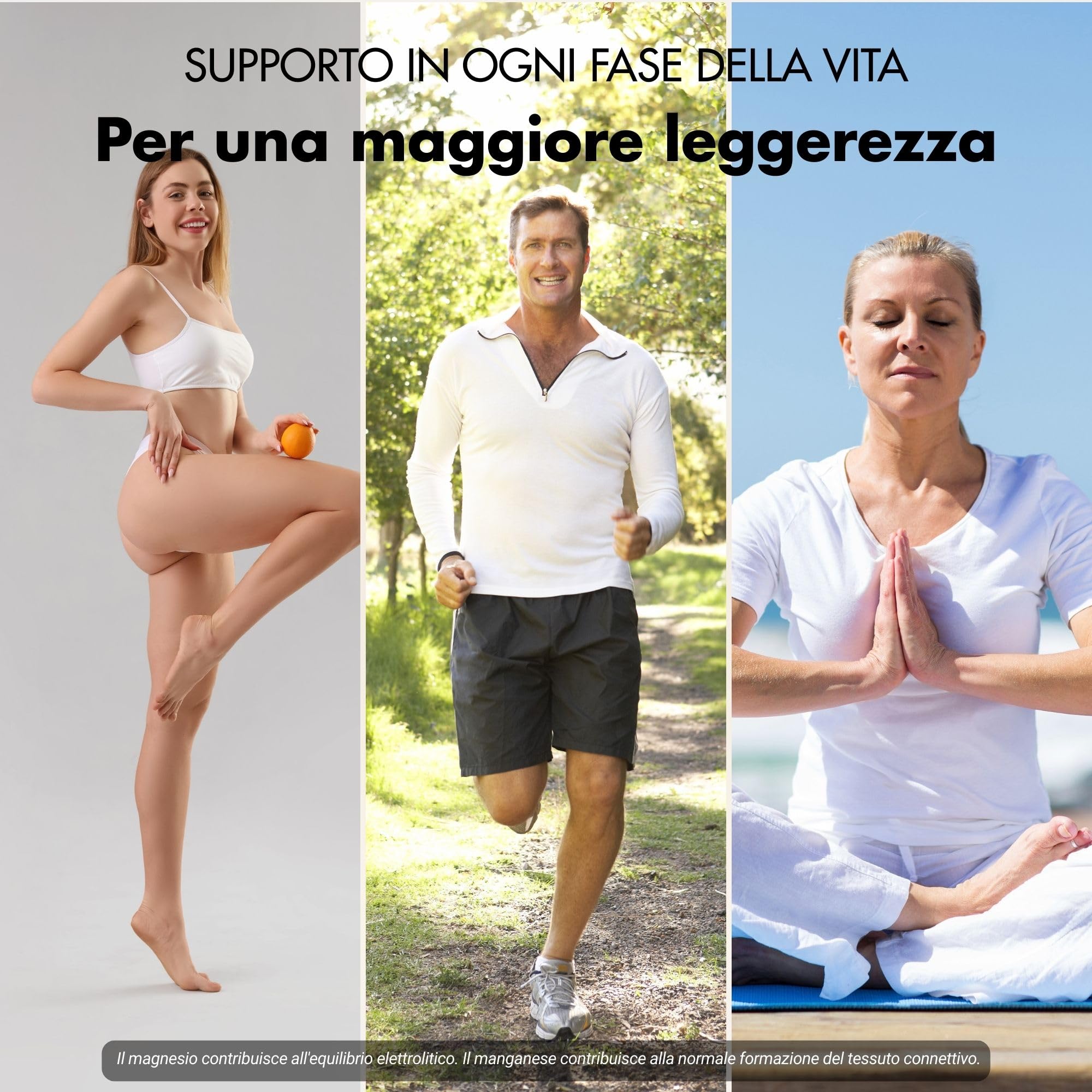 Complesso Water Balance - 180 compresse vegane ad alto dosaggio per la formazione del tessuto connettivo - Capsule di ortica con foglie di vite rossa, ippocastano, magnesio e manganese