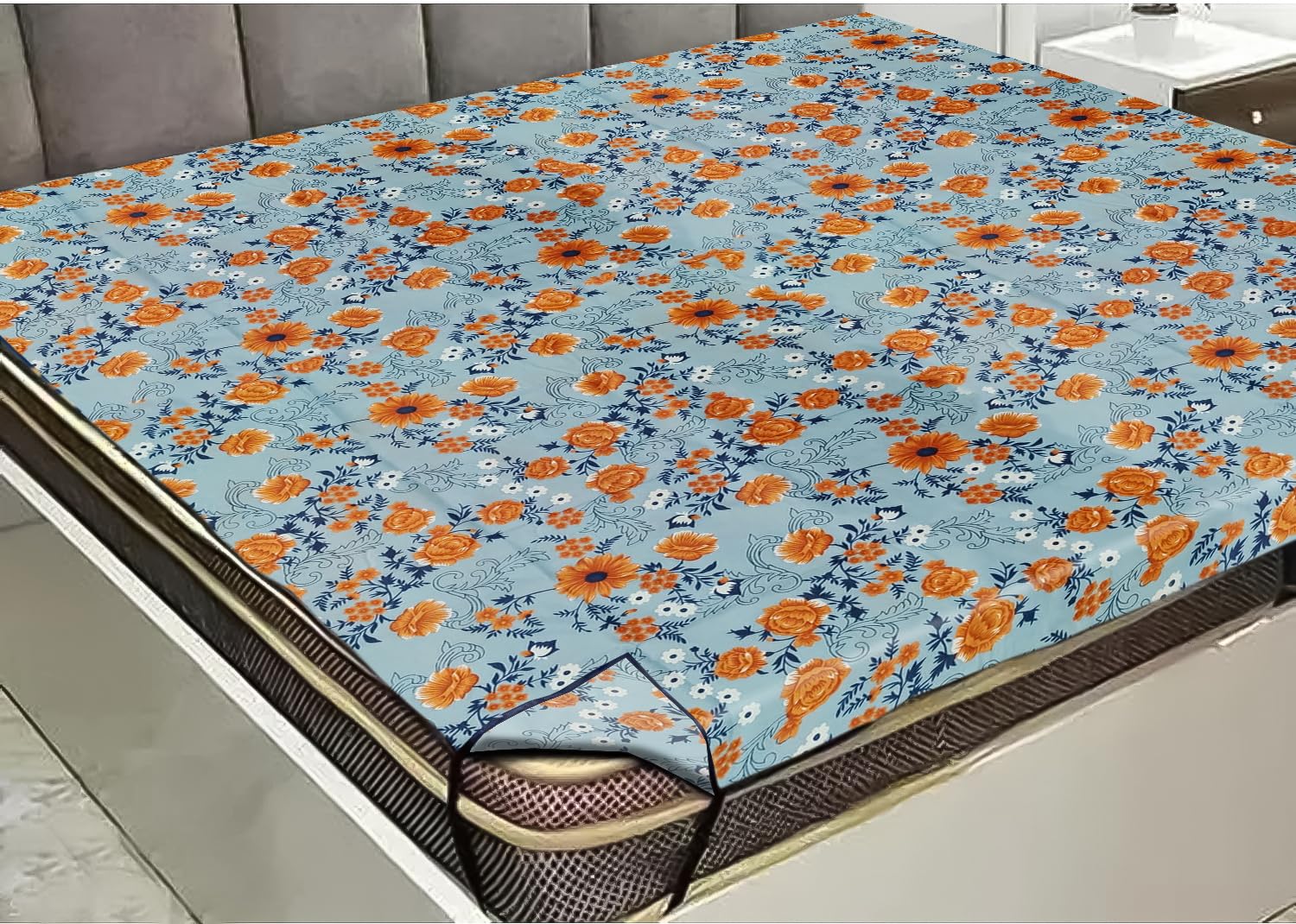 KANUSHI Industries® Bed Mattresses Protectors (DOUBLE-BED-SHEET-NW-NEW-32)-image-24