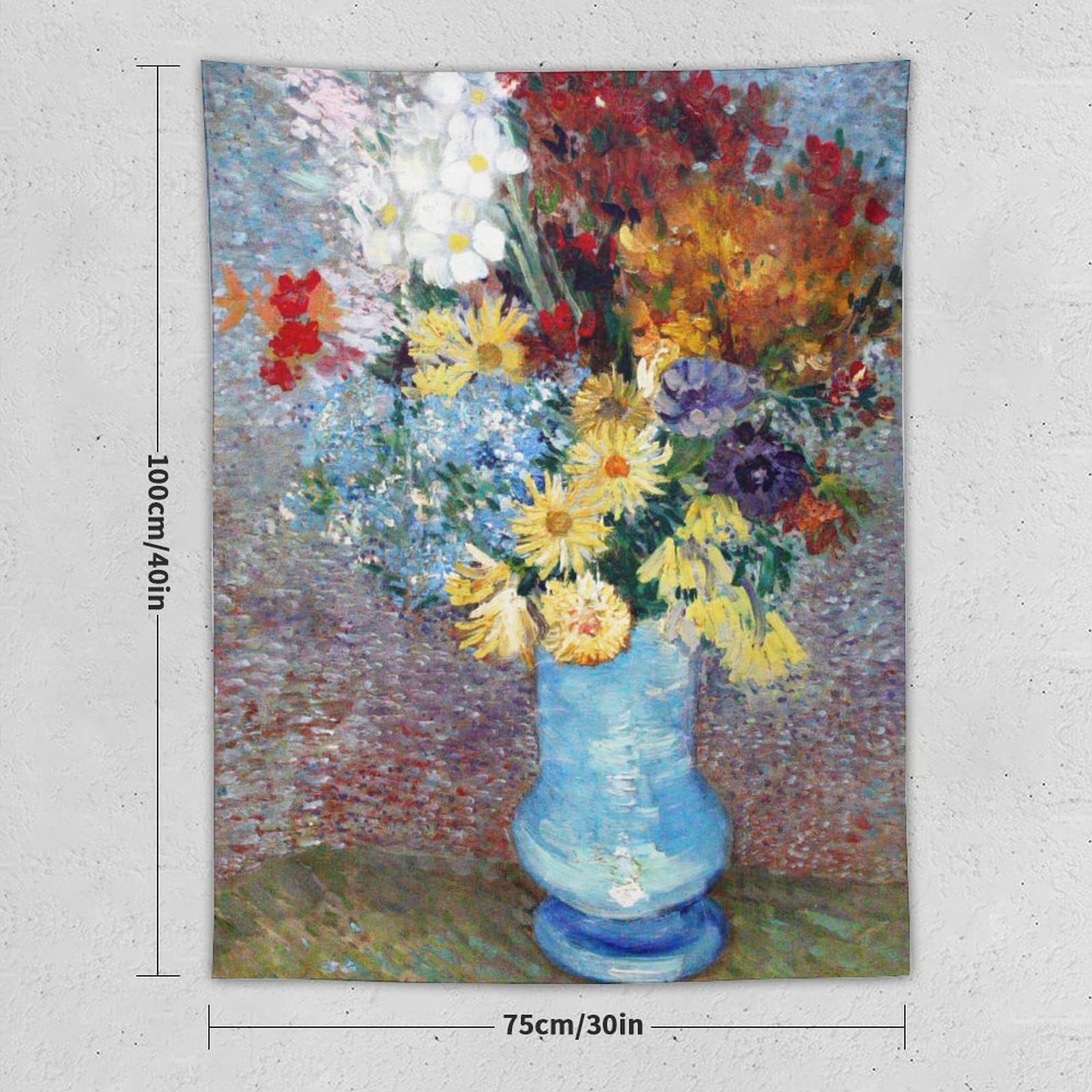 Amazon.co.jp: Van Gogh フィンセント ファン ゴッホ 『青い花瓶の花