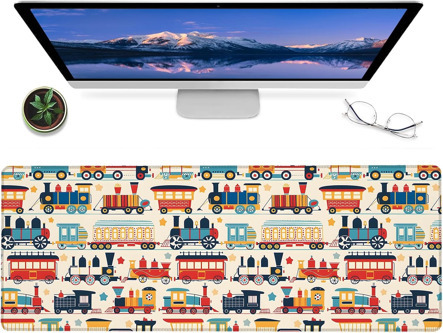 Cool Car Gaming Mouse Pad,12x31.5in Non-Slip Rubber Cras Desk Mat,Large Extended Mousepad for Office Home Laptop,Mice Pads Gifts,Game Lover Deskmat Decor (Cream)