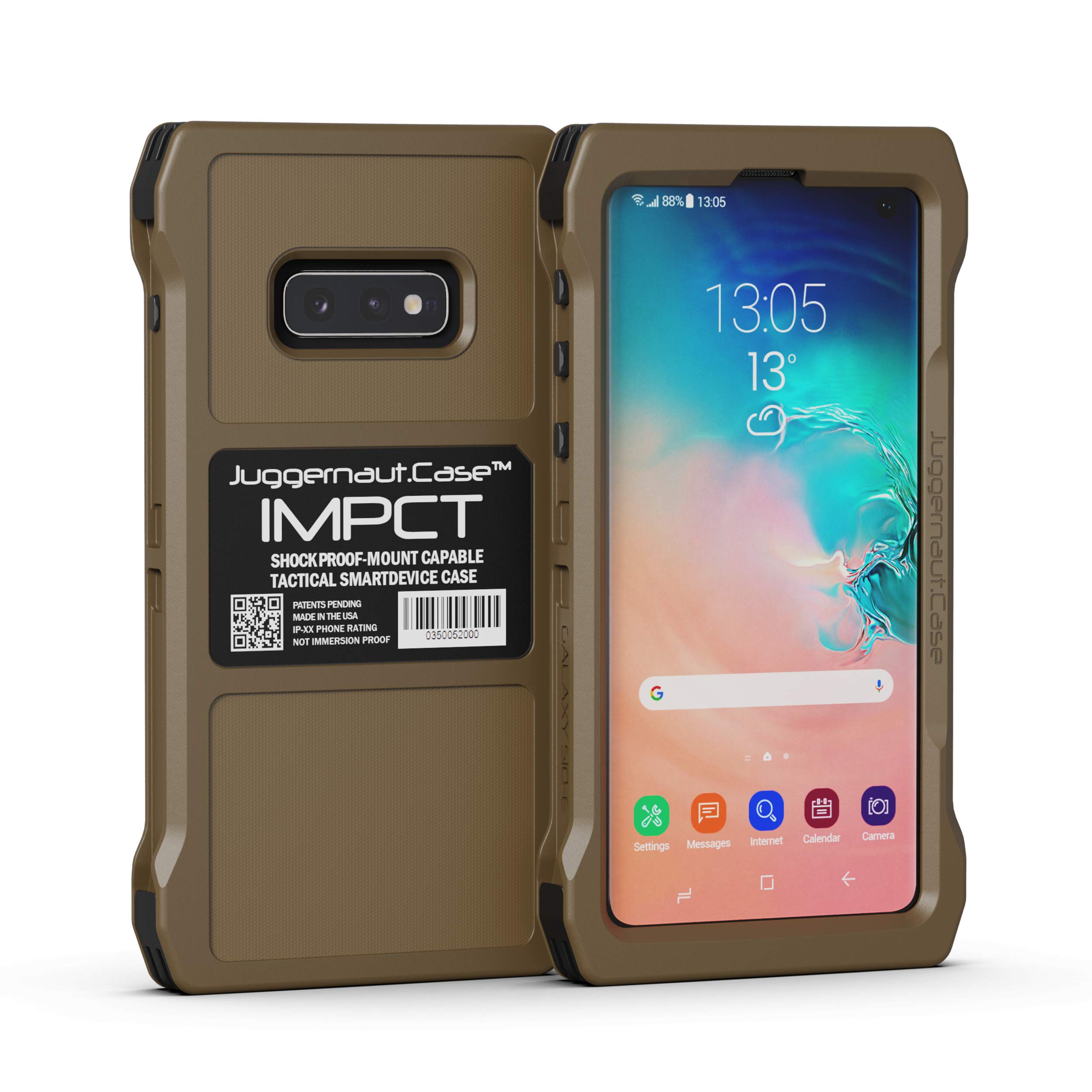 Juggernaut.Case Galaxy S10E IMPCT Military Grade, Tactical Case, Made in USA