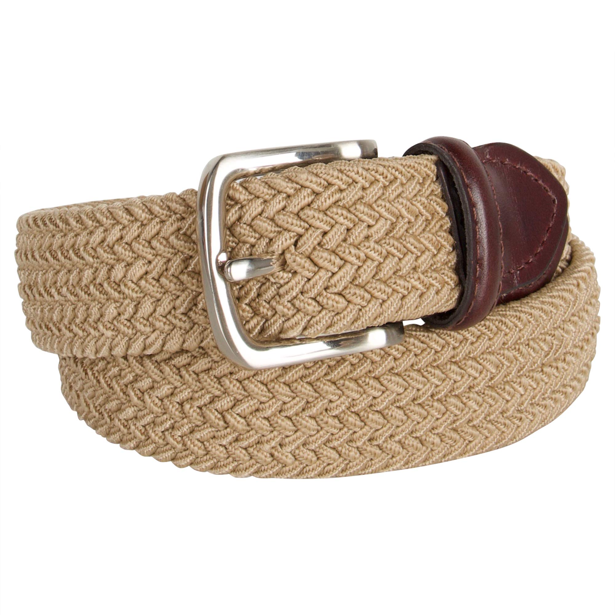Dockers Dockers Big Boys' Braided Elastic-web Stretch Belt Cinturón Niños (Pack de 1)