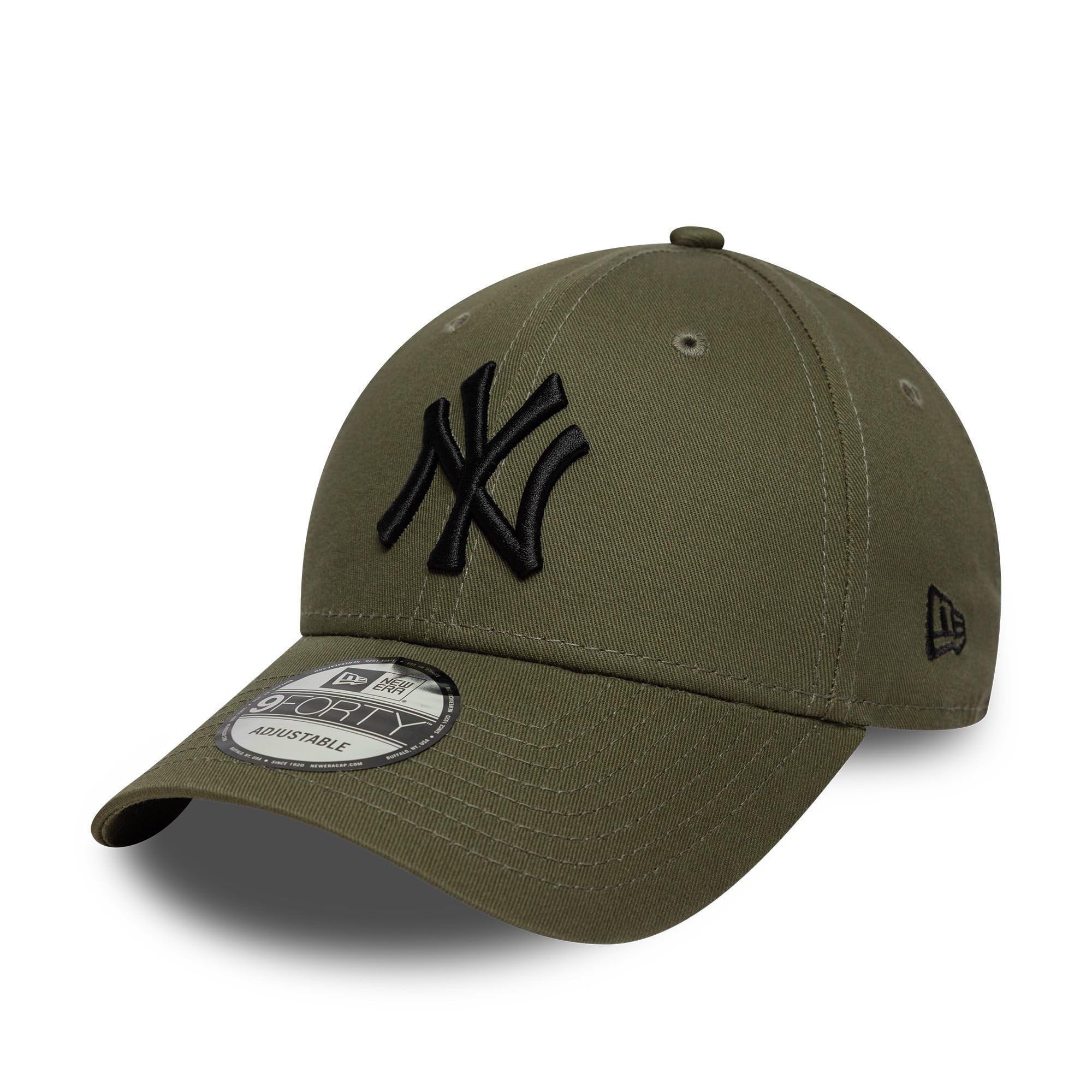New Era New York Yankees MLB League Essential 9Forty Cap Olive Green โ image 1