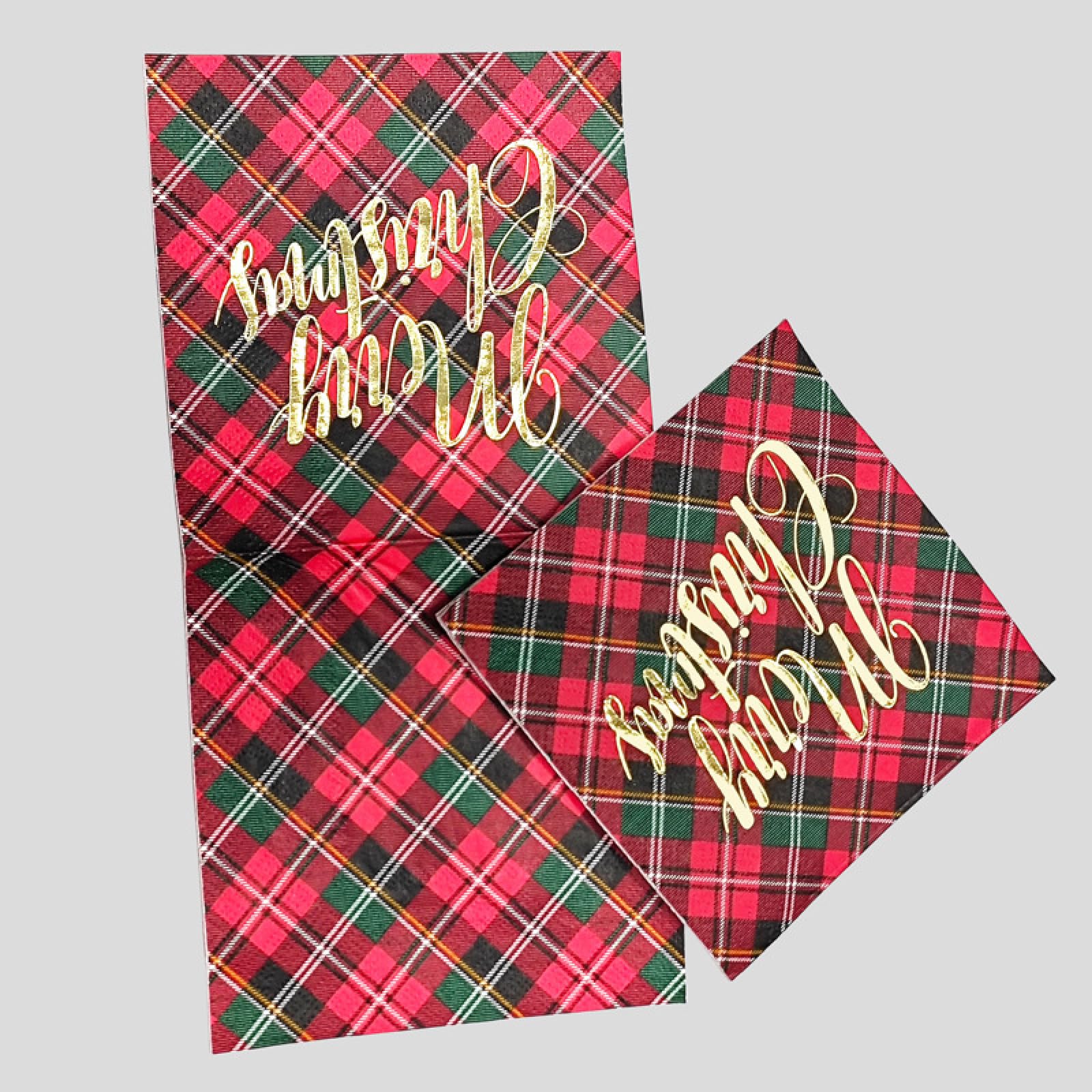 Servietten Rote Goldene Weihnachten Happy Birthday Servietten Hochzeit Kindergeburtstag Cocktailservietten Party Geburtstagsservietten Servierten Disposable Napkins Pack of 30(33x33cm)