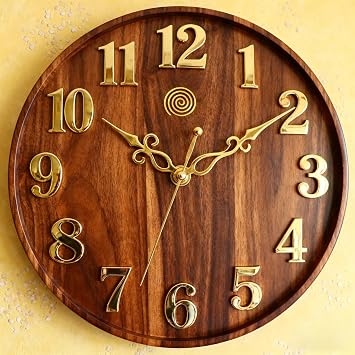 6 Sets Clock Kit with Arabic Numbers, DIY Digital Clock Parts for Wall Clocks Kits, Clocks Face Crafts and Classroom Making Kit(Gold Silver Black)