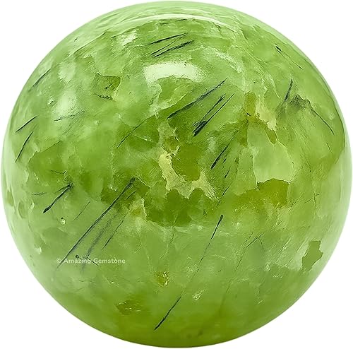 Vista 107 de Amazing Gemstone Black Tourmaline Crystal Ball with Stand - 2" Inches Crystal Sphere Meditation Balls for Witchcraft and Decorative Balls