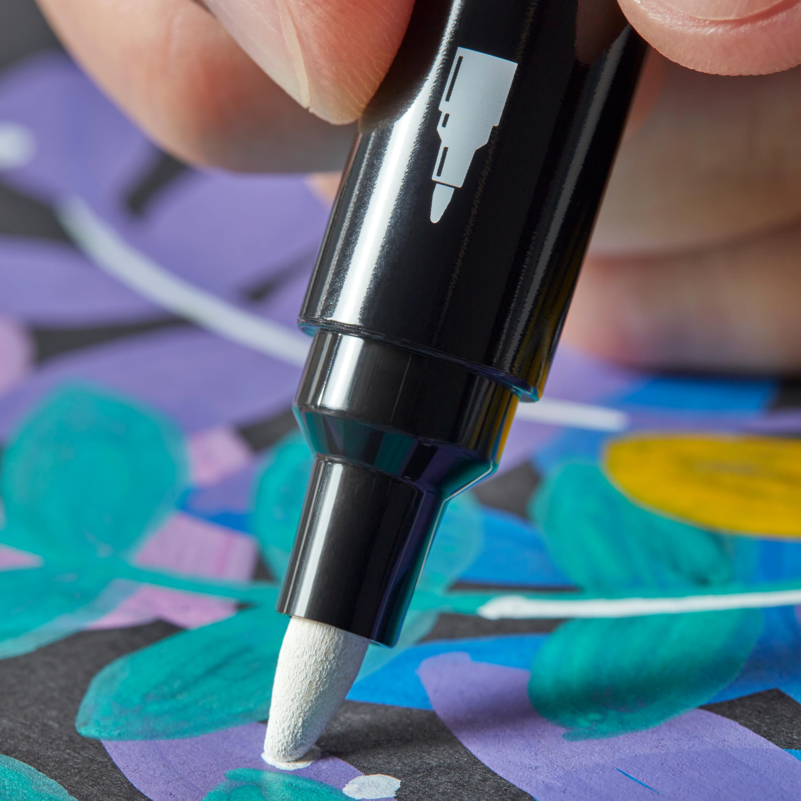 SHARPIE Akrilik markör, Yuvarlak uç, Mavi (2 paketi)