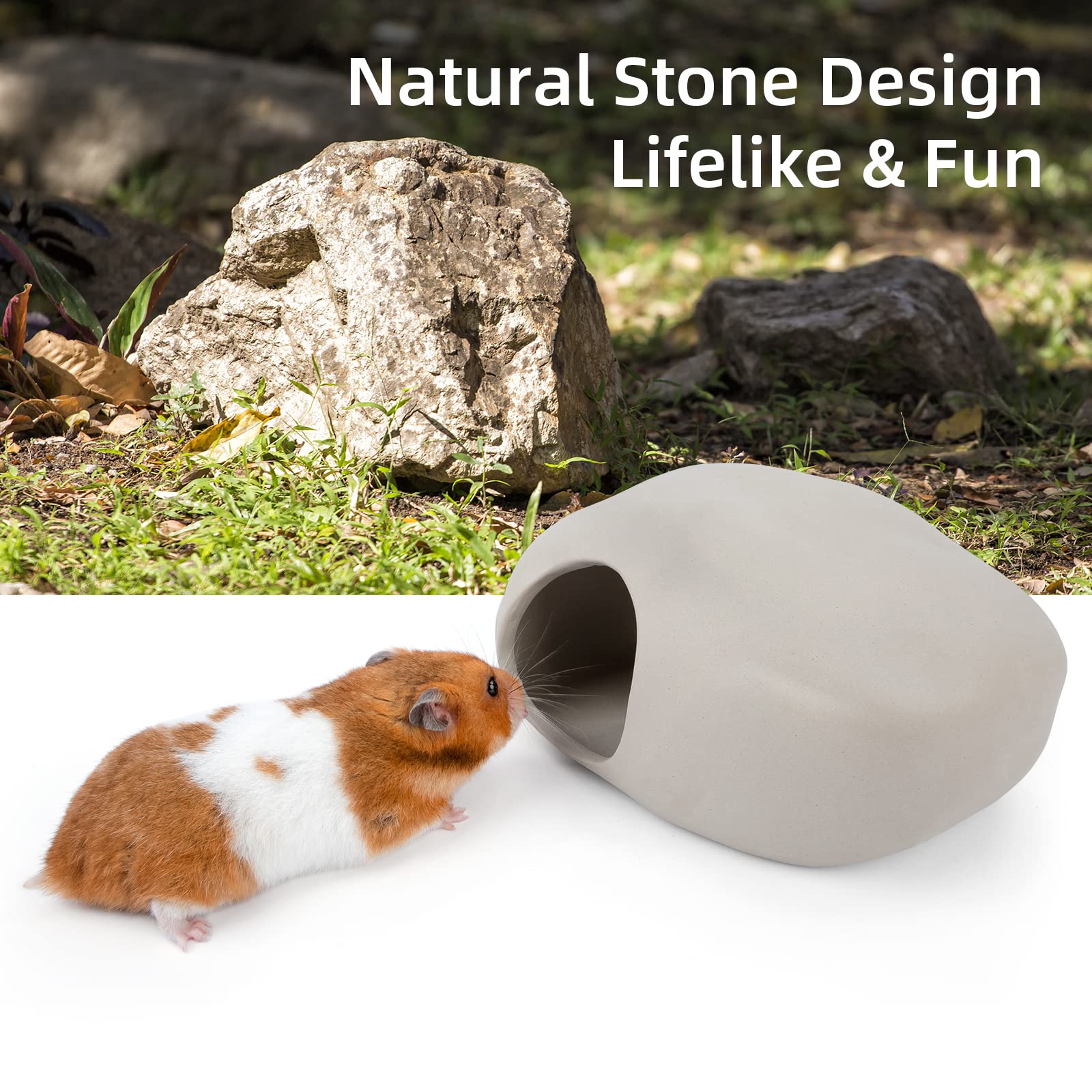 Photo inspiration: Snapklik Com Niteangel Ceramic Hamster Habitat Hideout Photo Inspiration