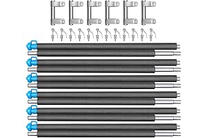 Universal Replacement Enclosure Poles Compatible with 6 Straight Poles Trampoline