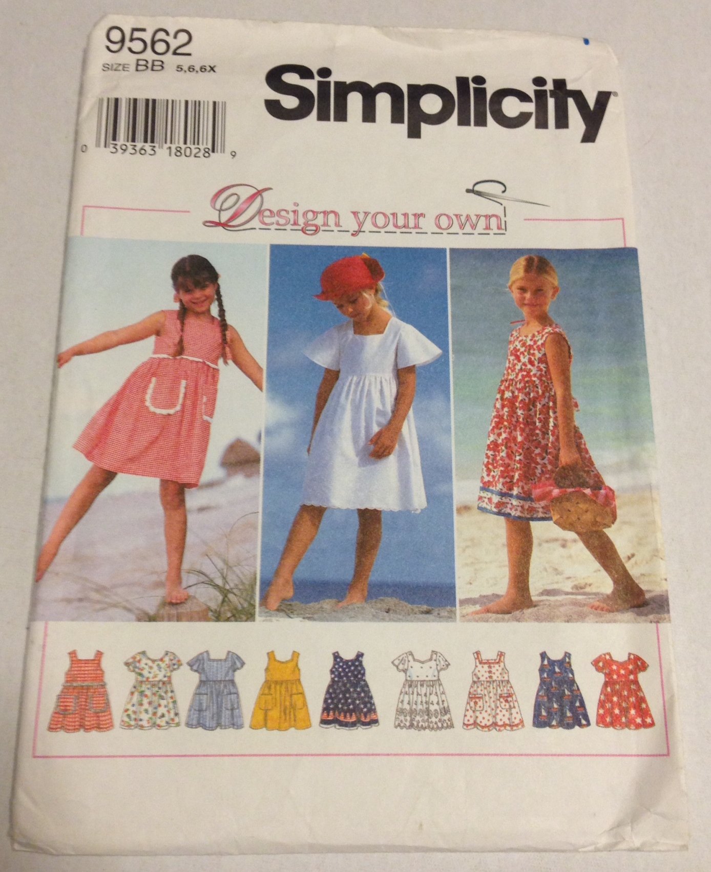 Patron de couture pour enfant Simplicity 9562 l'excellence de la coupe traditionnelle