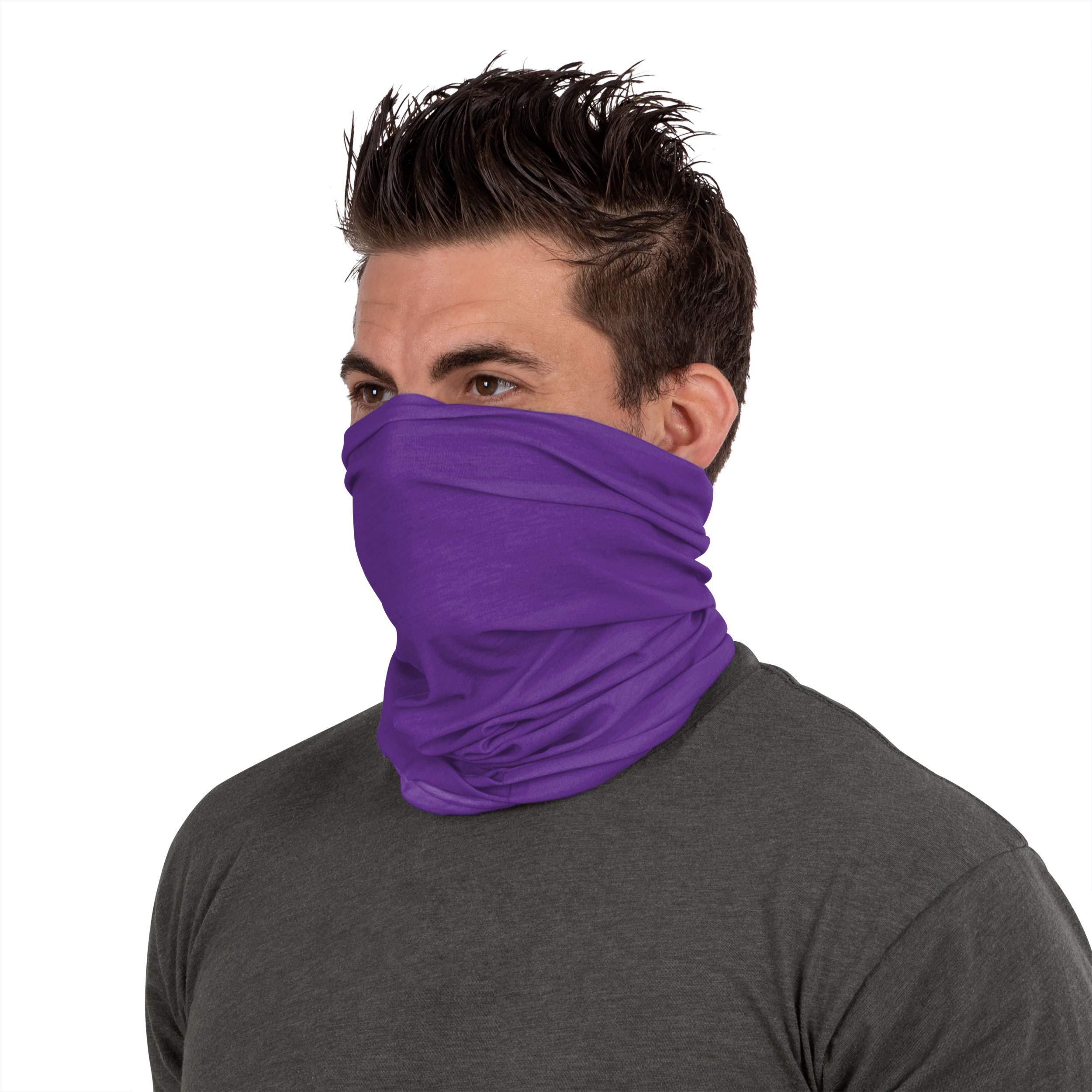 FOCO LSU Tigers NCAA Mini Print Logo Gaiter Scarf