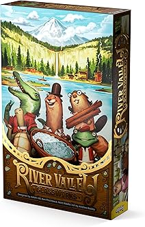 ALLPLAY - River Valley Glassworks Deluxe Edition Board Game for Families and Adults - Cozy yet Smart Drawing Game - Colorful, Tactile Pieces - Scoring Puzzles - 1 to 5